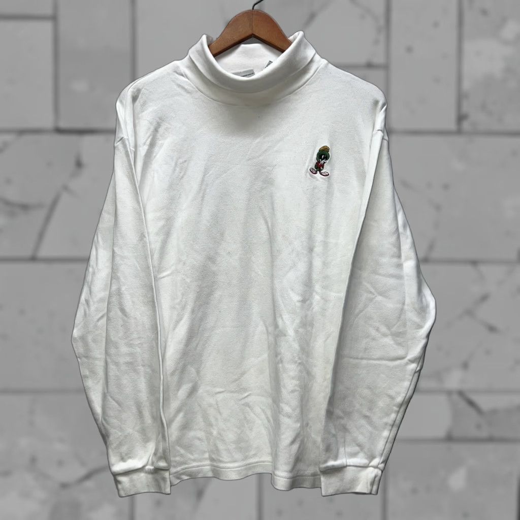 CO VTG Acme Clothing Co Marvin Martian White Turtle Meck Shirt Mens Size L Size US L / EU 52-54 / 3 - 1 Thumbnail