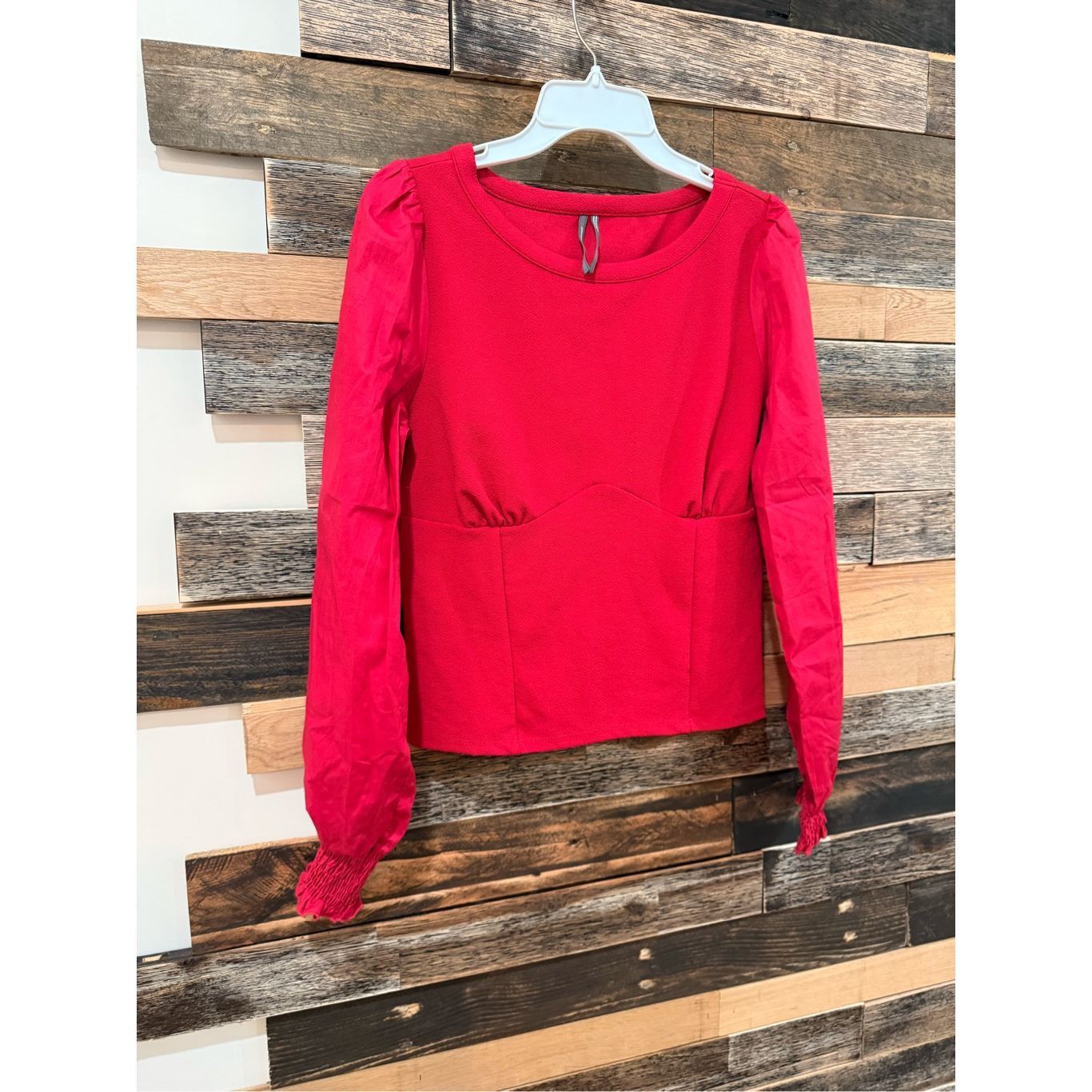 Anthropologie Anthropologie Structured Long Sleeve Top Size medium Size M / US 6-8 / IT 42-44 - 3 Thumbnail