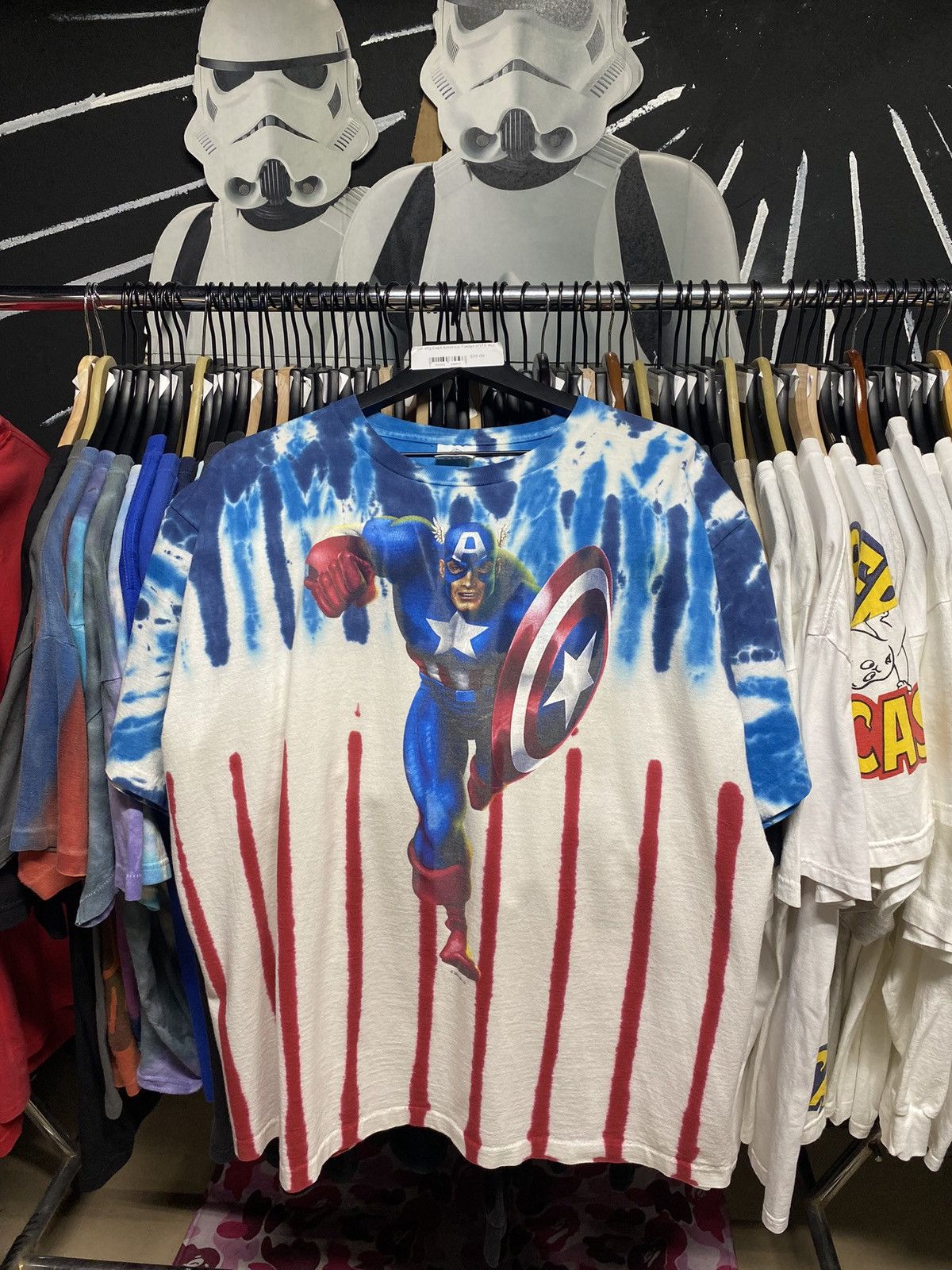 Marvel Comics × Vintage Vintage 00’ Captain America DC Comics Tee Shirt XLarge Size US XL / EU 56 / 4 - 1 Thumbnail