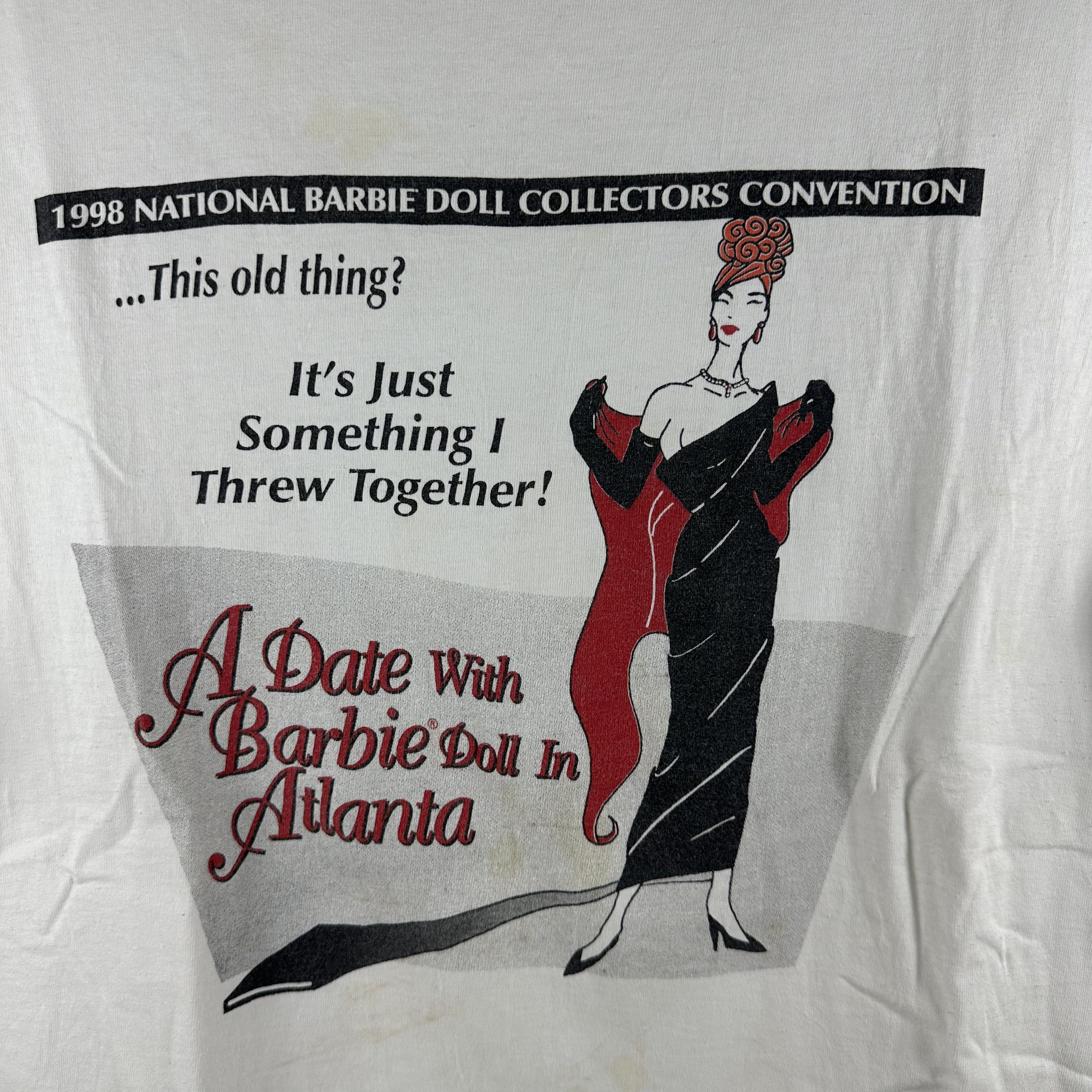 Vintage 1998 National Barbie Doll Collectors Convention T-shirt Size US XL / EU 56 / 4 - 2 Thumbnail
