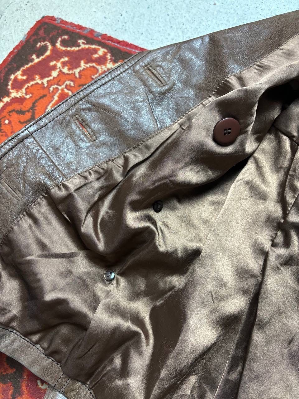 Vintage Vintage Y2K Aviator Leather Motorcycle Jacket Cowboy Style Size US M / EU 48-50 / 2 - 6 Thumbnail
