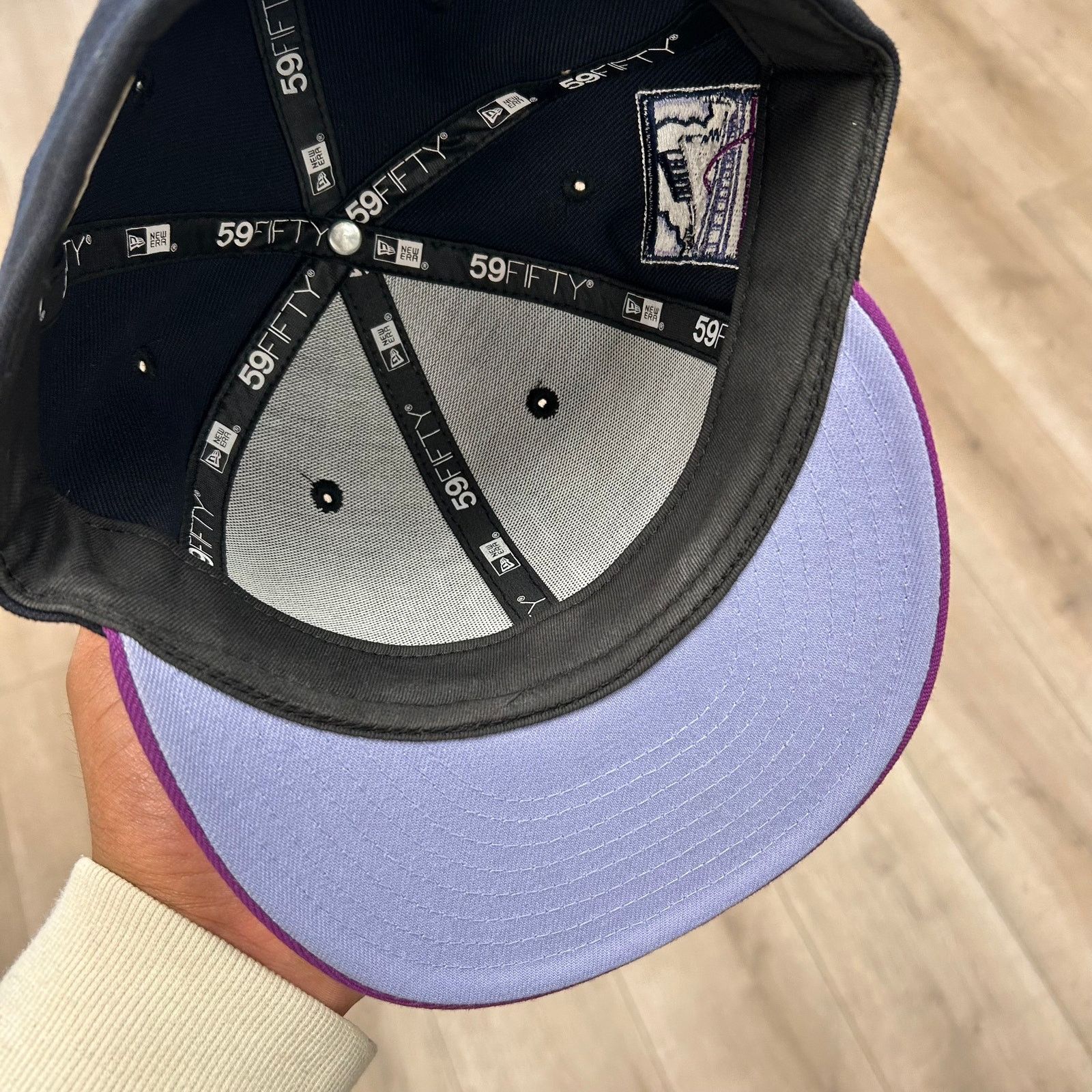 New Era SF Giants All Star Game Purple Fitted Hat Cap sz 7 1/4 B25 Size ONE SIZE - 5 Thumbnail