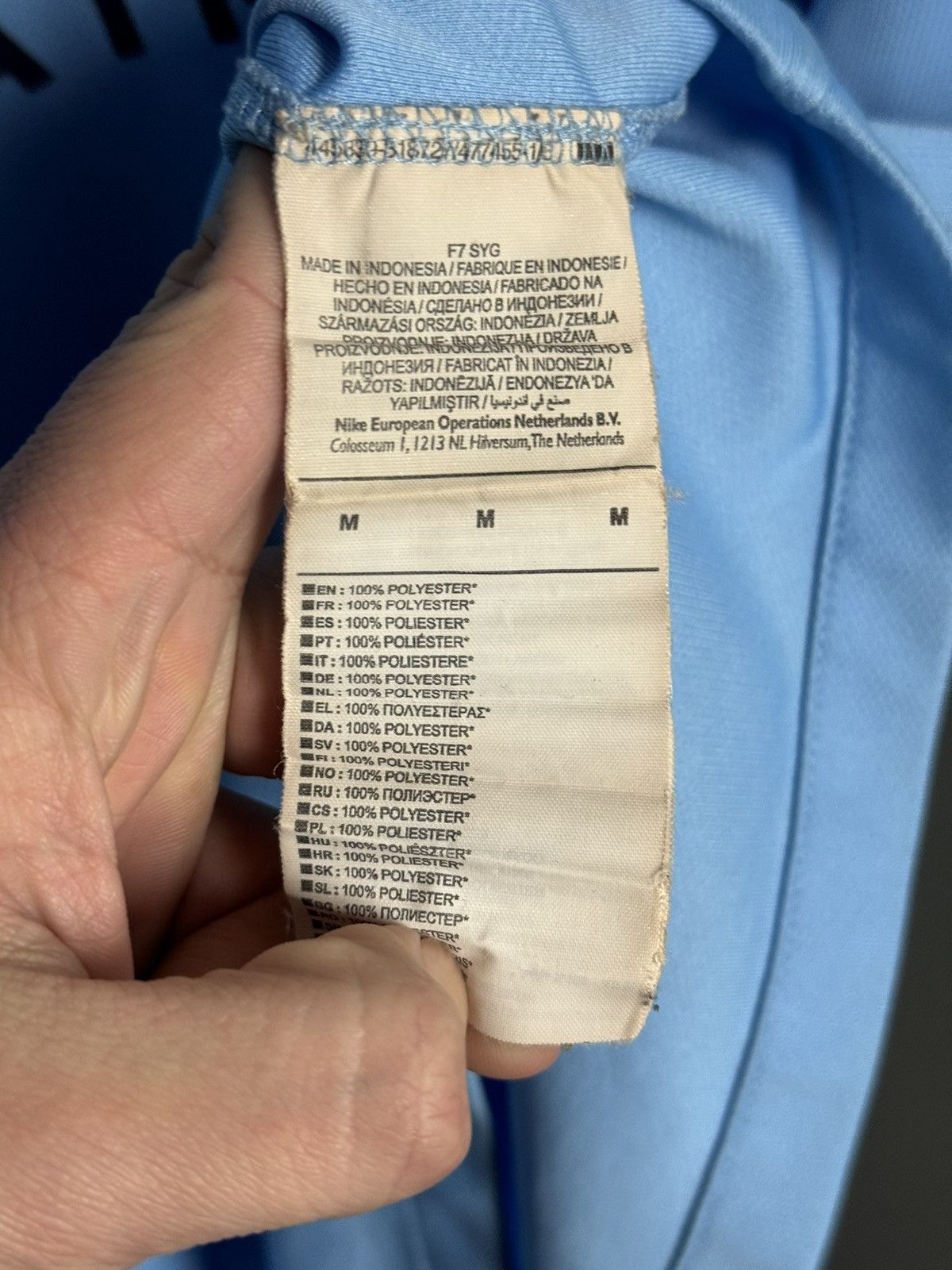 Nike Manchester City 17/18 Home Football Jersey Size US M / EU 48-50 / 2 - 16 Thumbnail