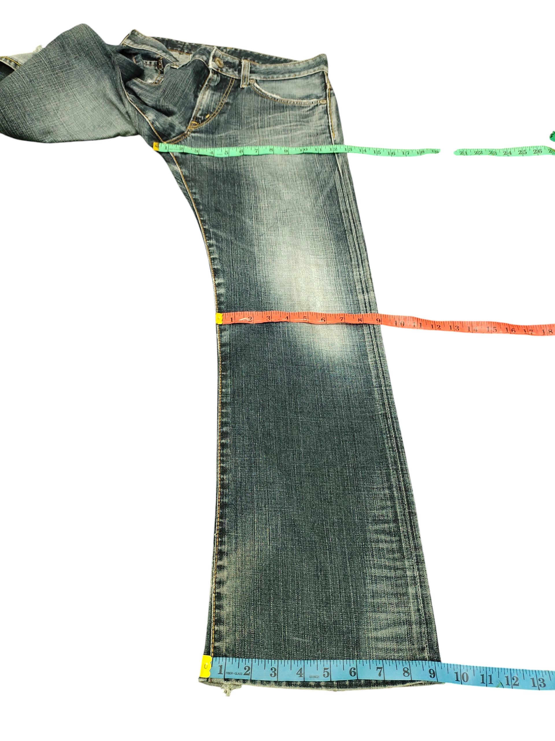 Comme des Garcons × Undercover Vintage Edwin 503 Regular Clawmark Distress Denim Jeans Size US 32 / EU 48 - 16 Thumbnail