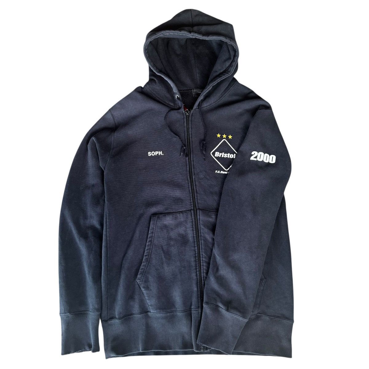 Sophnet. × Vintage 2000 Bristol FCRB Sweat Hoodie Size US L / EU 52-54 / 3 - 3 Thumbnail