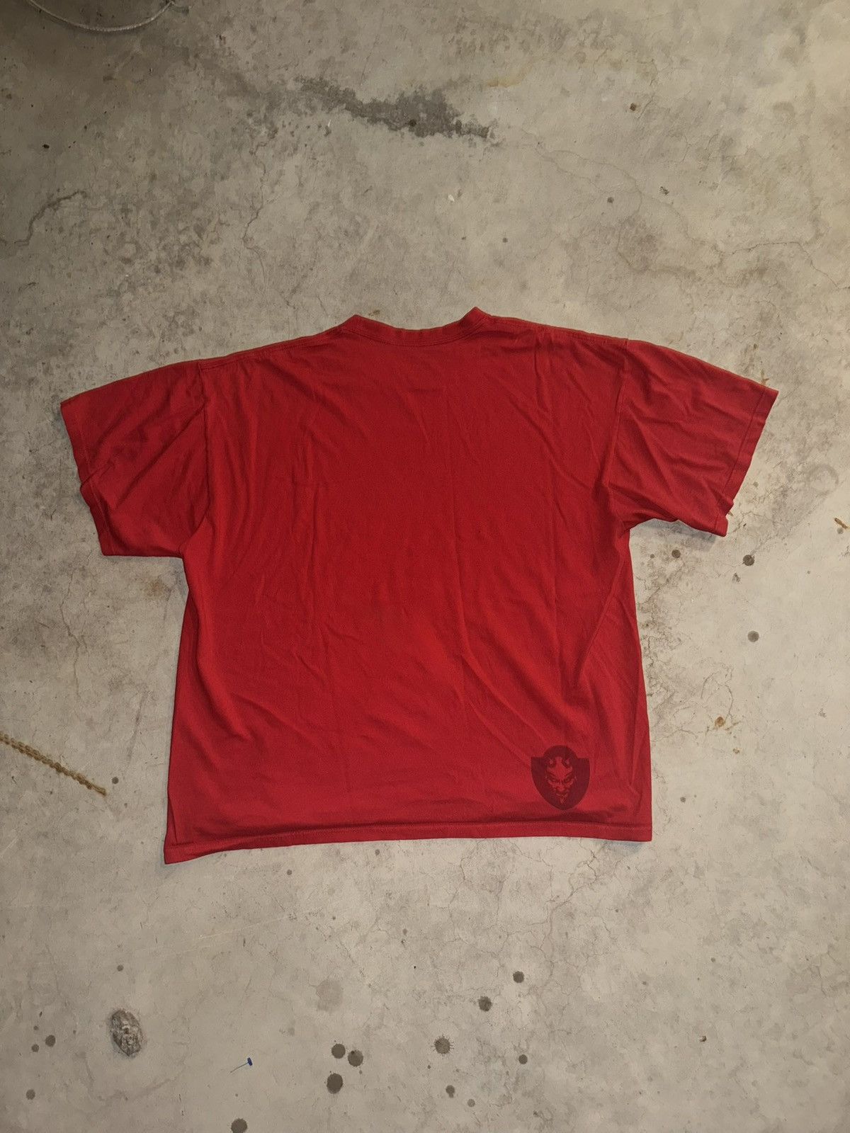Nike Vintage Y2K Nike Manchester United Center Swoosh Devil Tee Size US XL / EU 56 / 4 - 3 Thumbnail