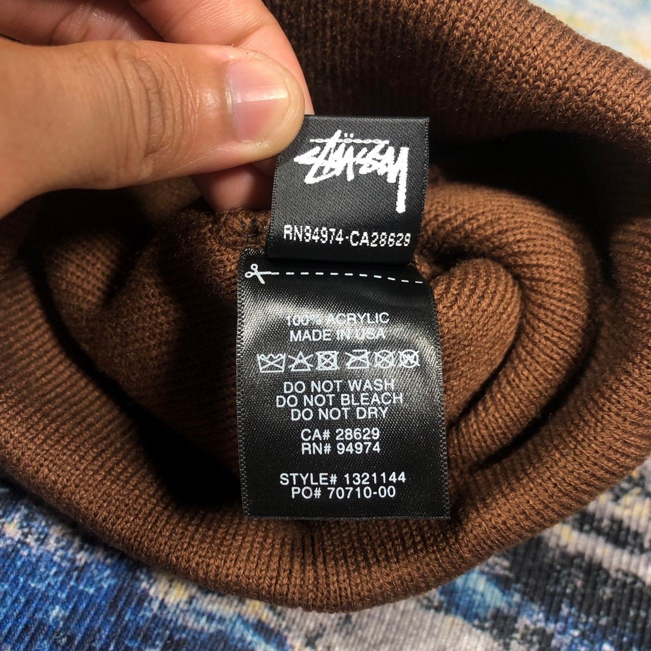 Stussy × Vintage Stussy Big Stock Cuff Beanie Size ONE SIZE - 4 Thumbnail