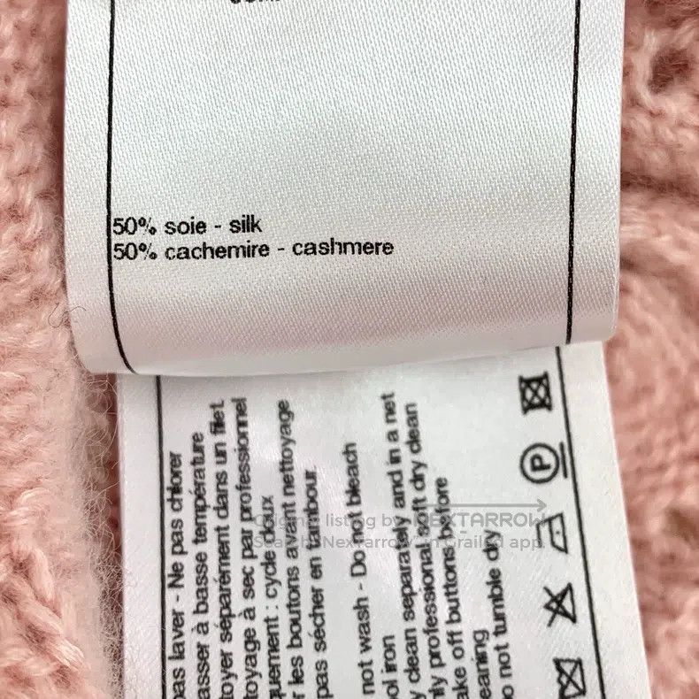 Chanel Chanel Pink mulberry silk V-neck single-breasted long-slee Size XS / US 0-2 / IT 36-38 - 7 Thumbnail