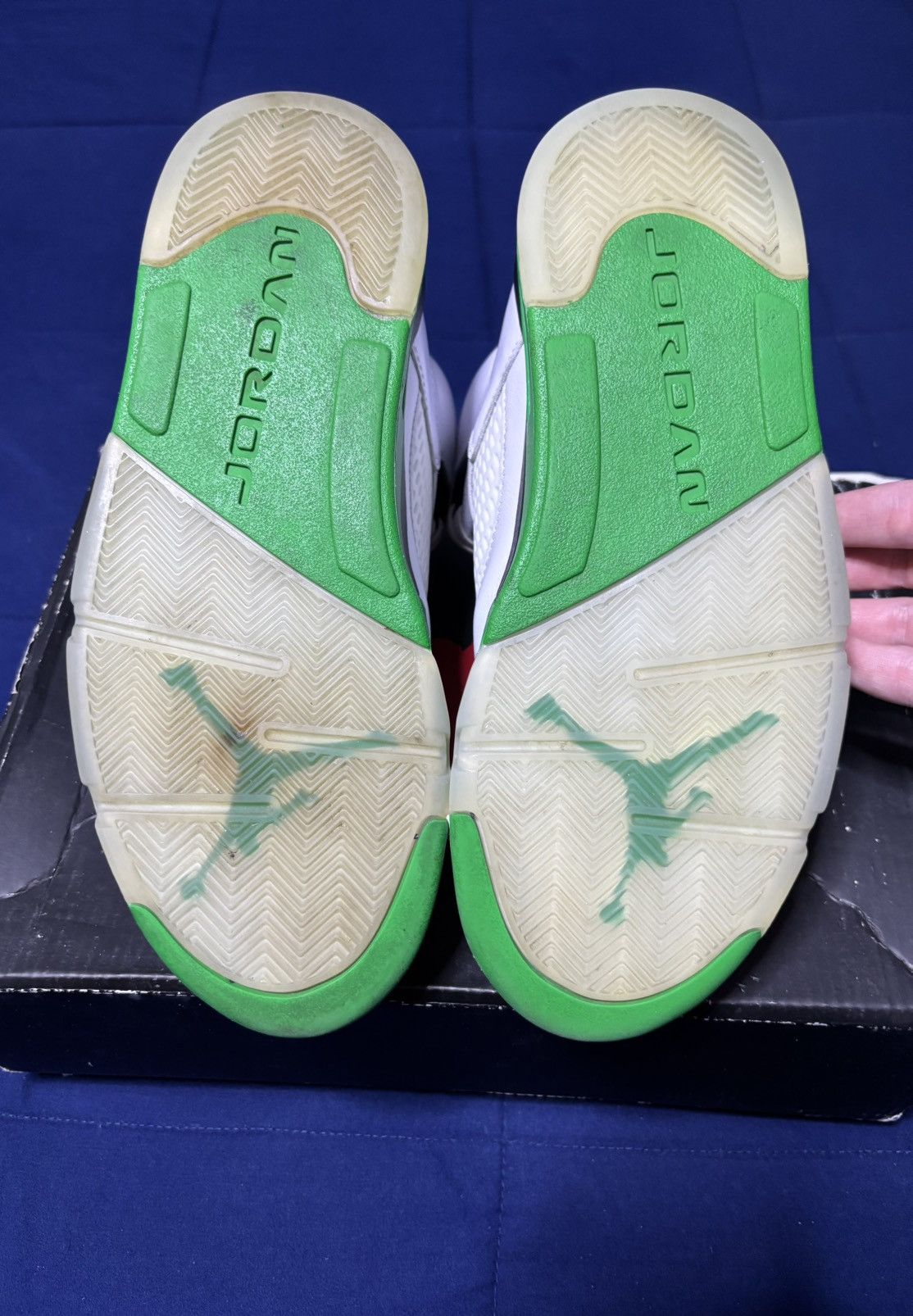 Jordan Brand Jordan 5 Retro Lucky Green 2024 Size 8.5M/10W Size US 8.5 / EU 41-42 - 5 Thumbnail