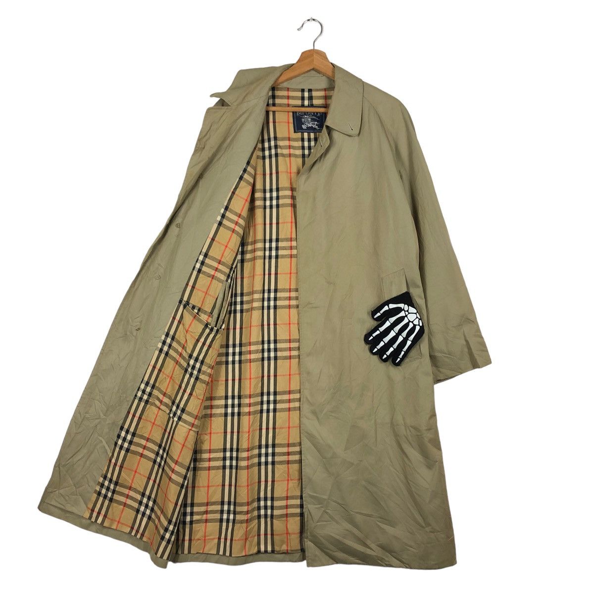 Burberry 🔥90’s VINTAGE TRENCH COAT BURBERRYS NOVA CHECK Size US M / EU 48-50 / 2 - 9 Thumbnail