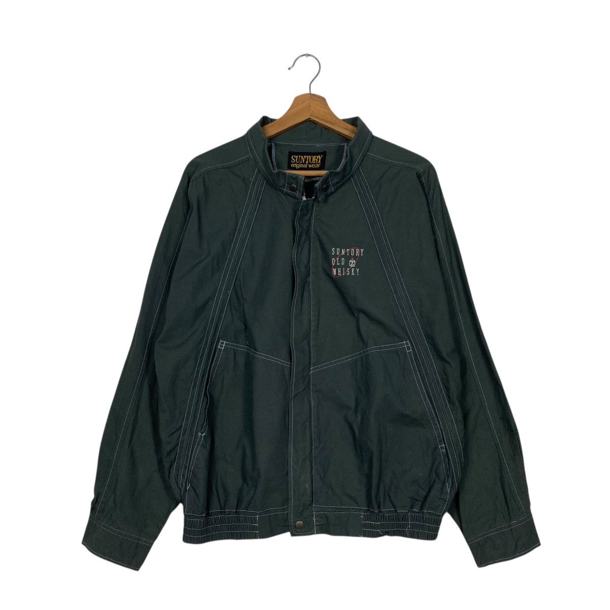 Japanese Brand Vintage 90's Suntory Boss Coffee Small Logo Zipper Jacket Size US M / EU 48-50 / 2 - 1 Thumbnail