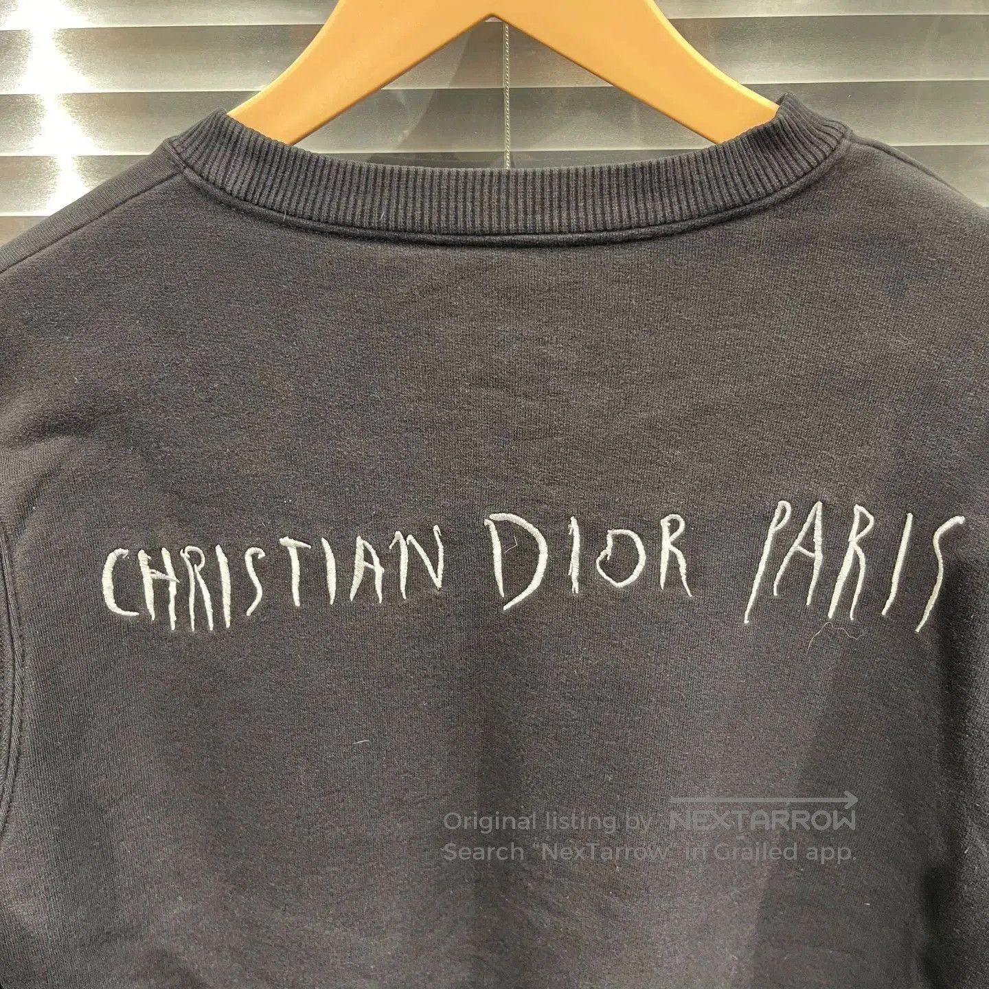 Dior Black Long-Sleeve Crewneck Sweatshirt. Size US S / EU 44-46 / 1 - 5 Thumbnail