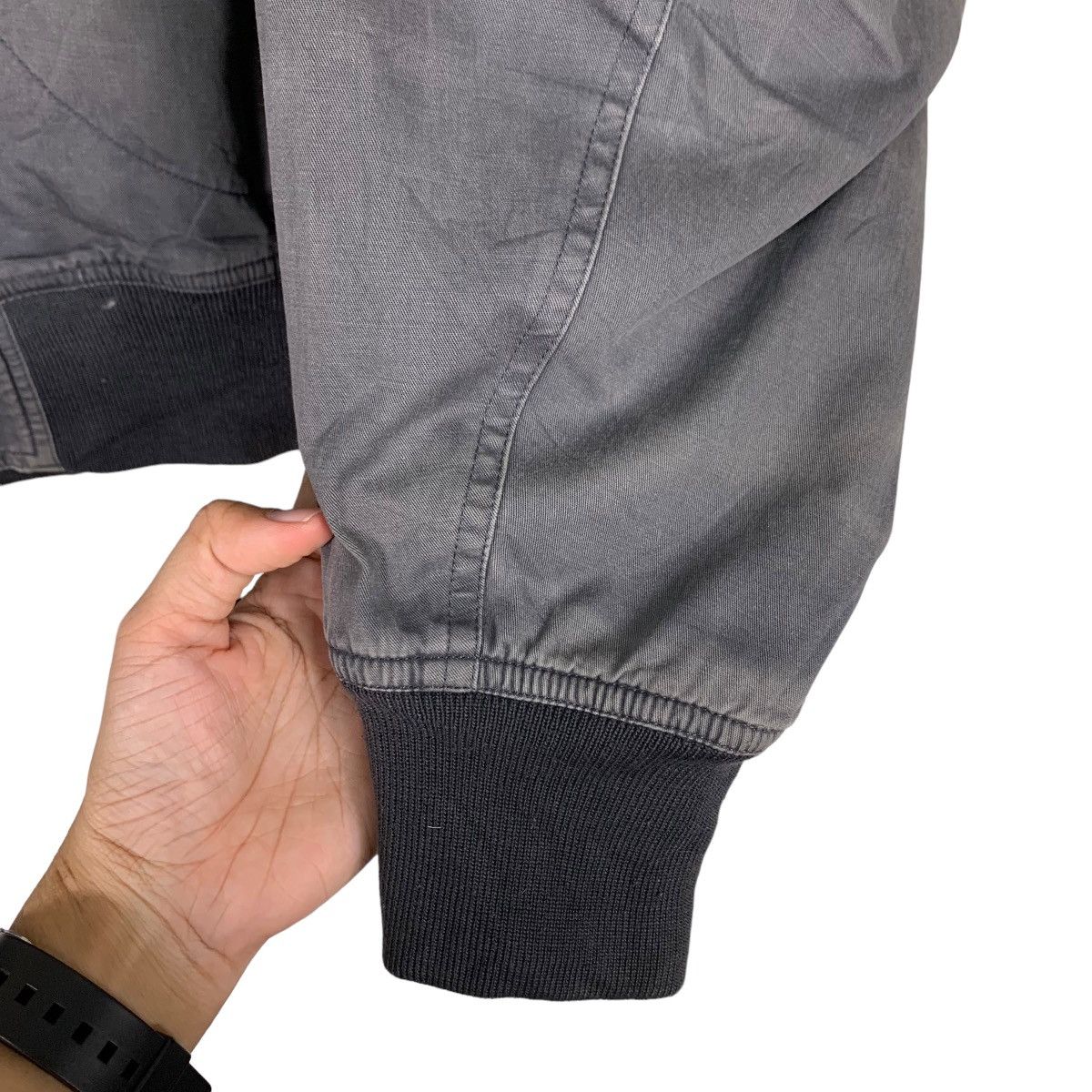 Japanese Brand PAPAS SPORTS Casual Bomber Jacket #1105-C50 Size US L / EU 52-54 / 3 - 13 Thumbnail