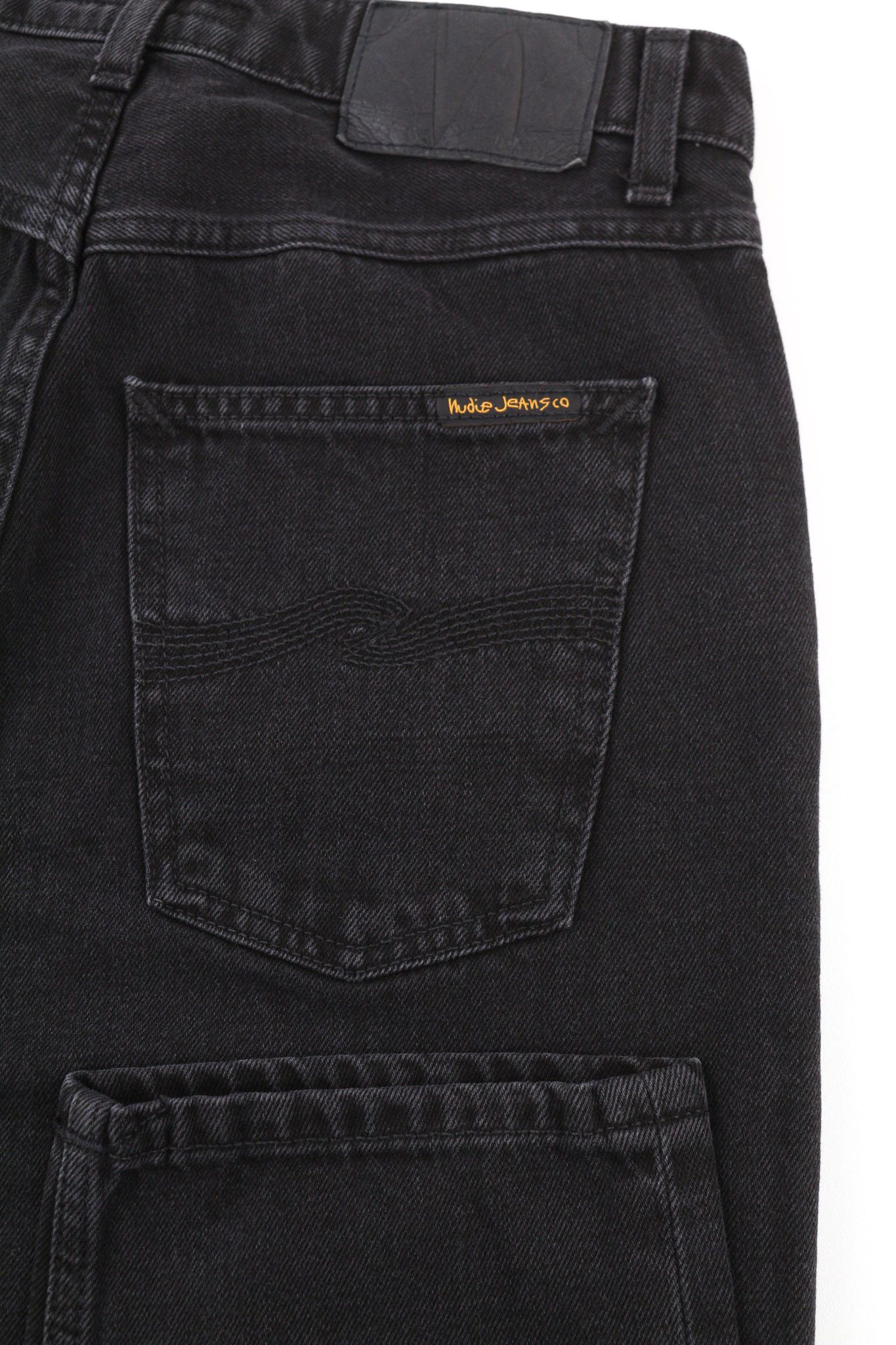 Nudie Jeans BREEZY BRITT W28/L28 Black Cotton Jeans 80690 Size 28" / US 6 / IT 42 - 5 Thumbnail