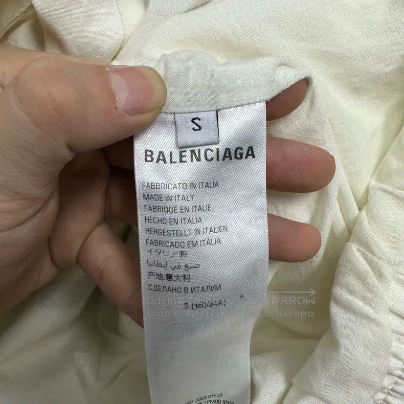 Balenciaga Balenciaga White Racing LOGO Embroidered Zipper Windbreake Size US S / EU 44-46 / 1 - 3 Thumbnail
