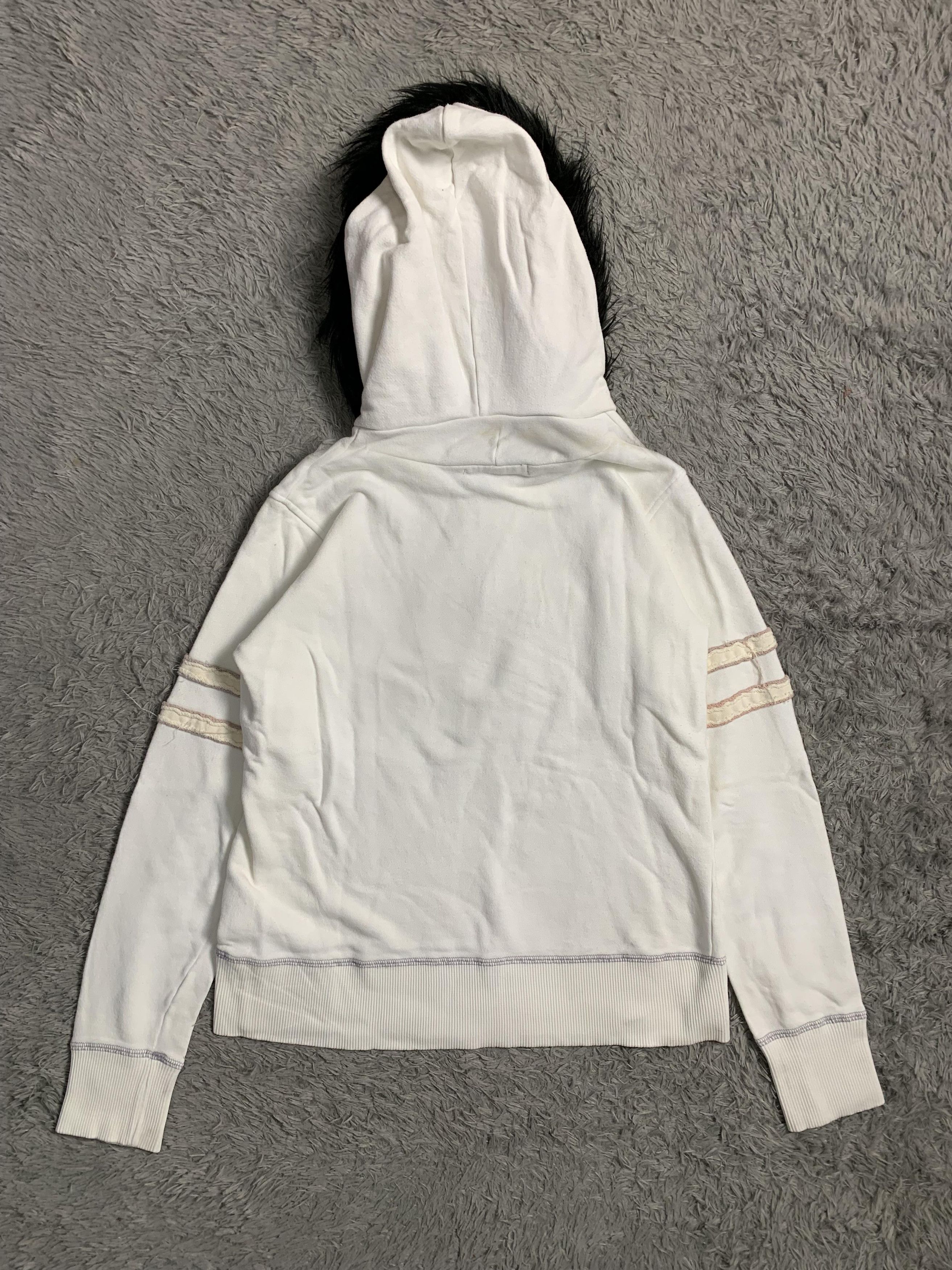Japanese Brand Faux Fur Hoodie Japan Brand Patch Work Font Size US M / EU 48-50 / 2 - 10 Thumbnail