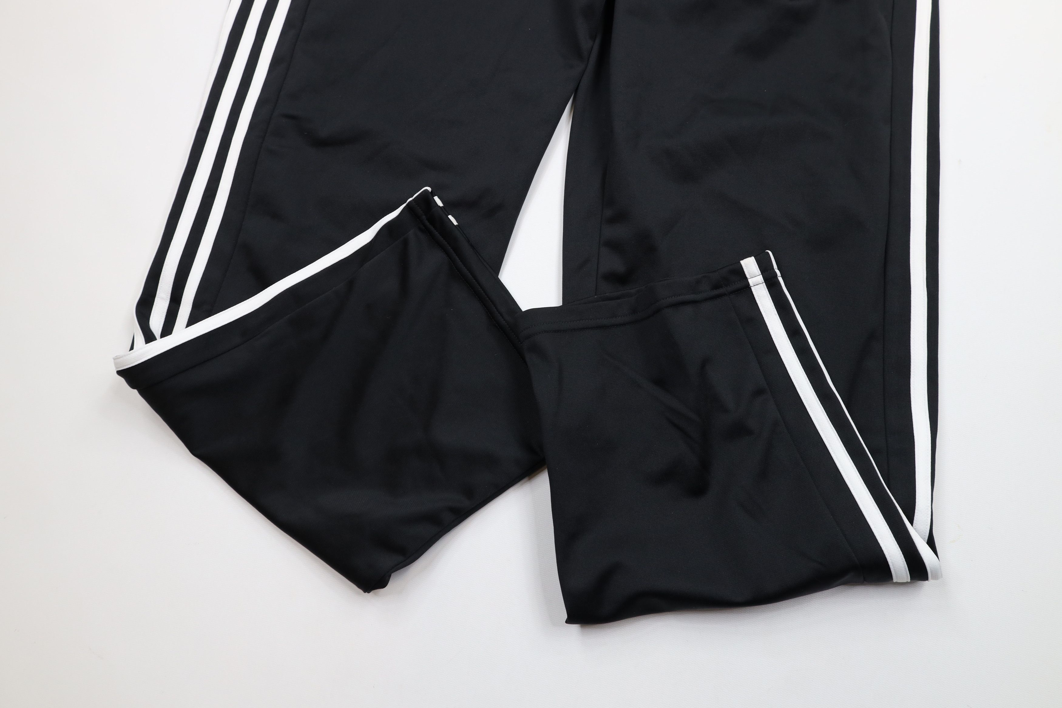Adidas × Vintage Vintage Y2K Adidas Striped Wide Leg Sweatpants Pants Black Size US 36 / EU 52 - 5 Thumbnail