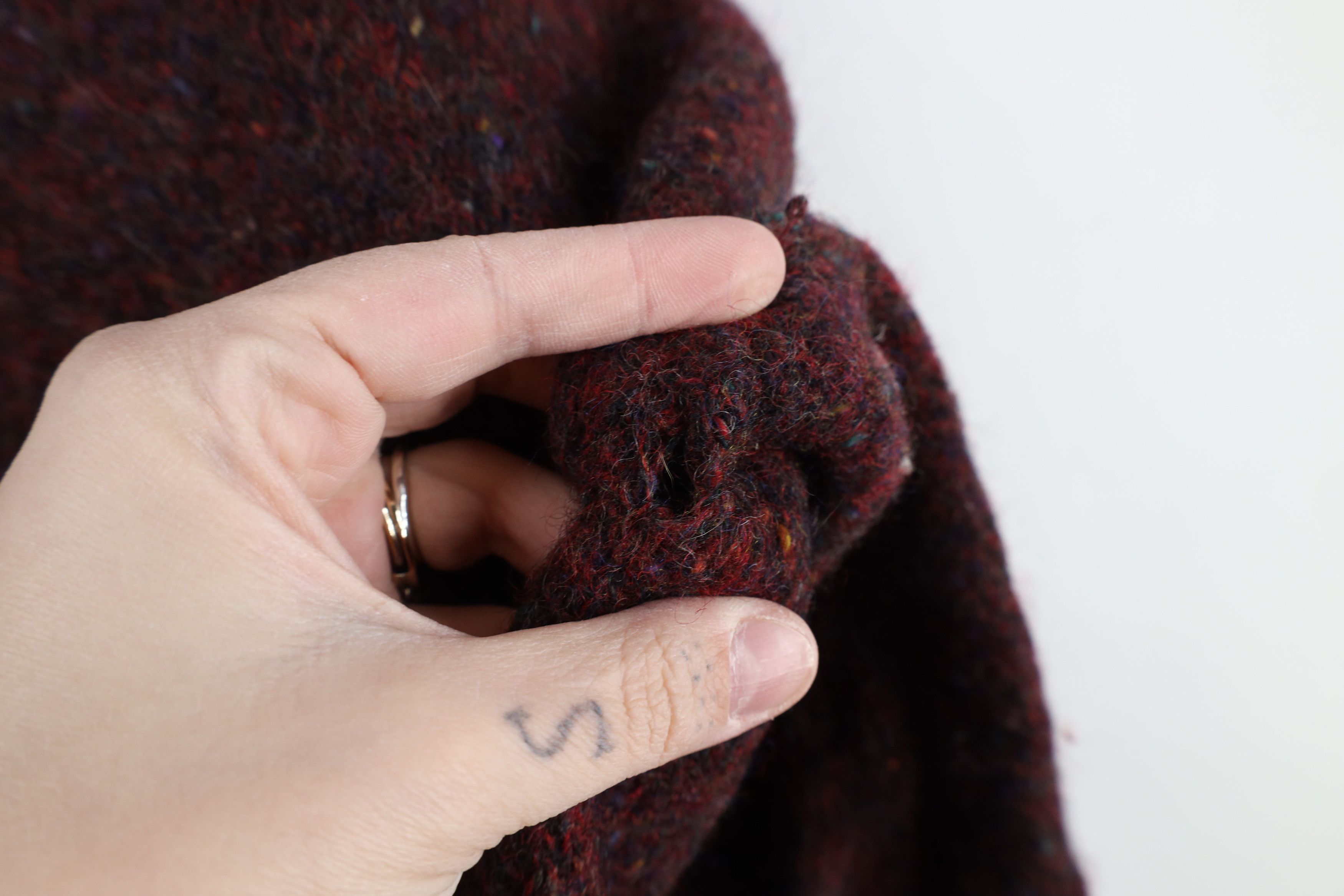 Vintage Vintage 90s Streetwear Wool Blend Knit Rainbow Fleck Sweater Size M / US 6-8 / IT 42-44 - 5 Thumbnail
