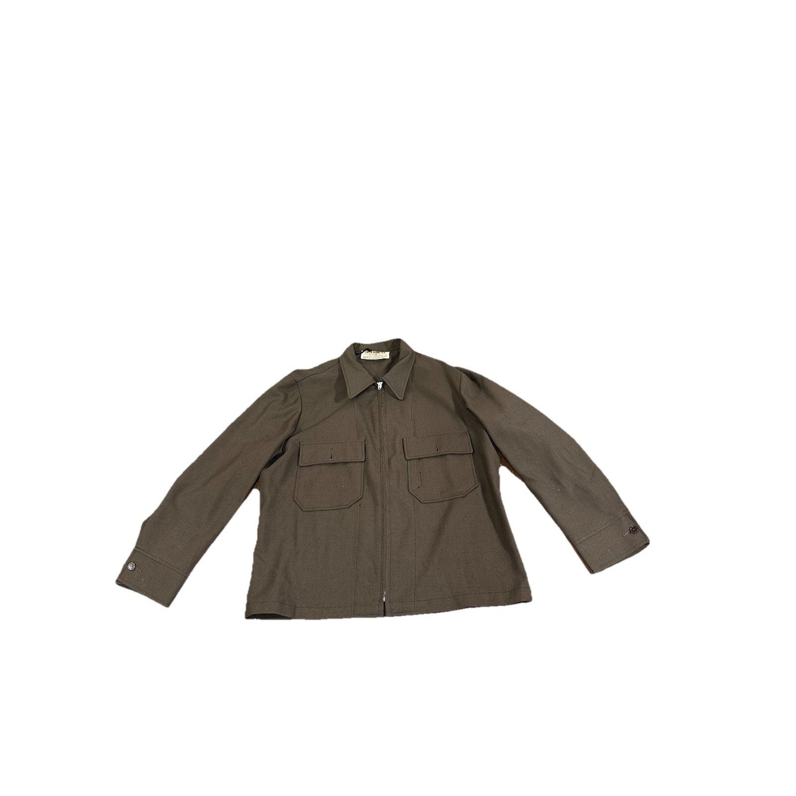Vintage Vintage Super Rhino Tex Wool Poly Uniform Jacket Made in Can Size US L / EU 52-54 / 3 - 1 Thumbnail