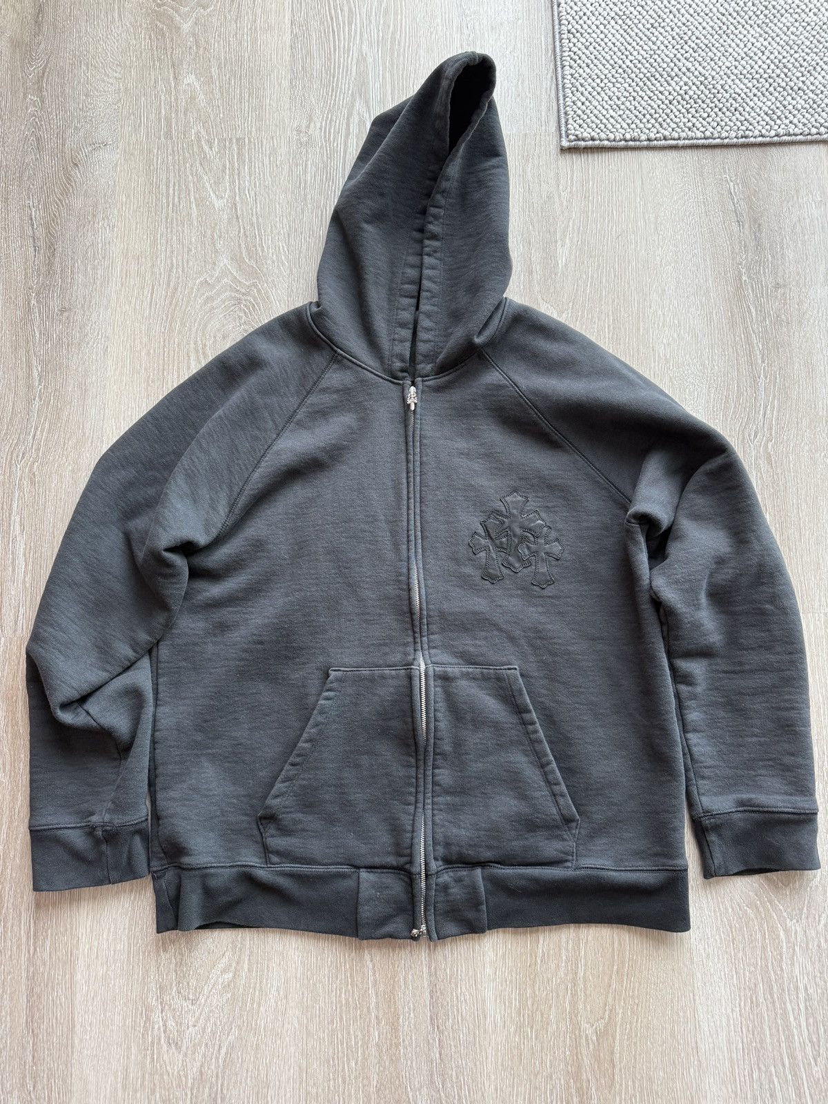 Chrome Hearts Paper Jam Zip Up Hoodie
