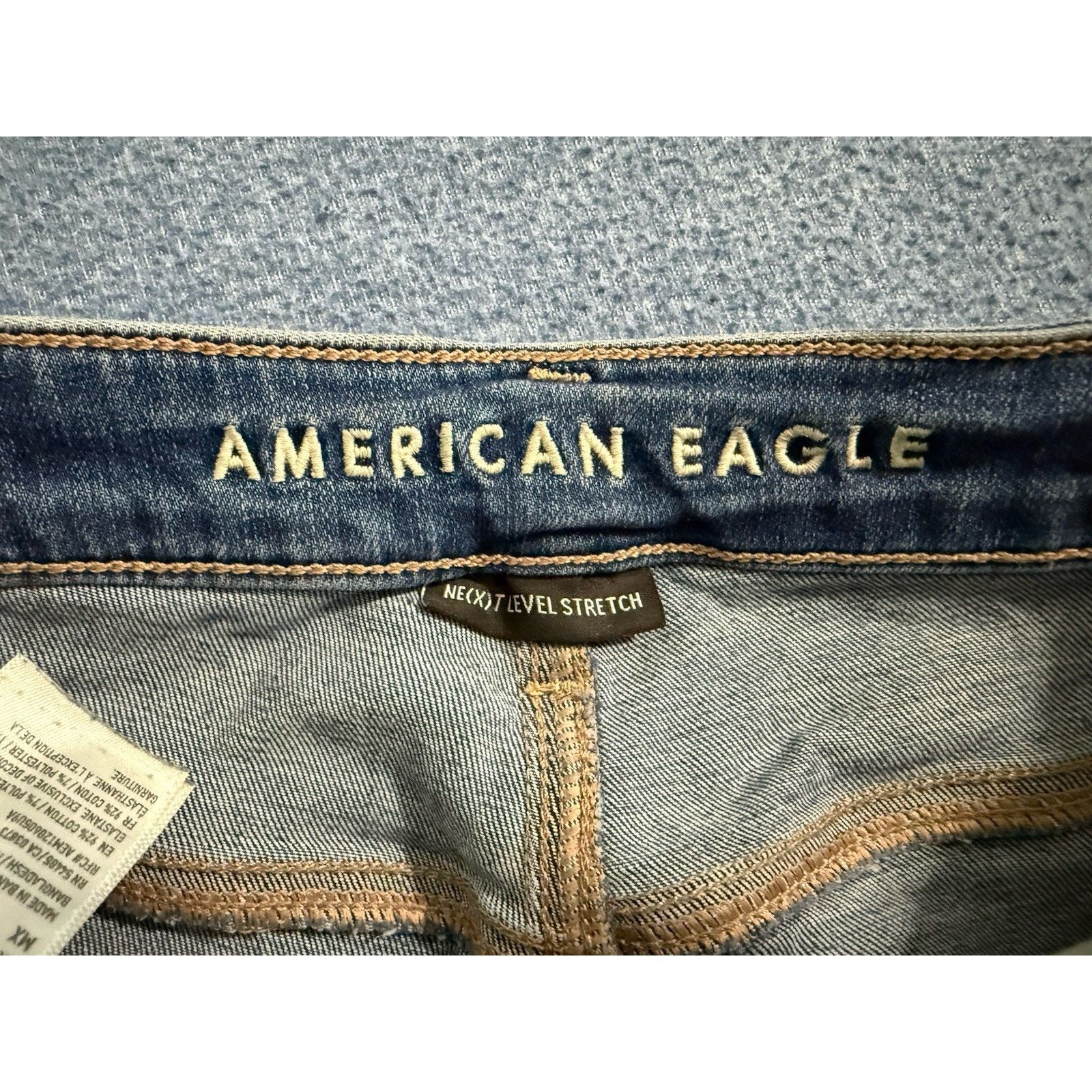 American Eagle Outfitters American Eagle Jeans Womens 4 Denim Pants Super Hi Rise Size 27" / US 4 / IT 40 - 8 Thumbnail