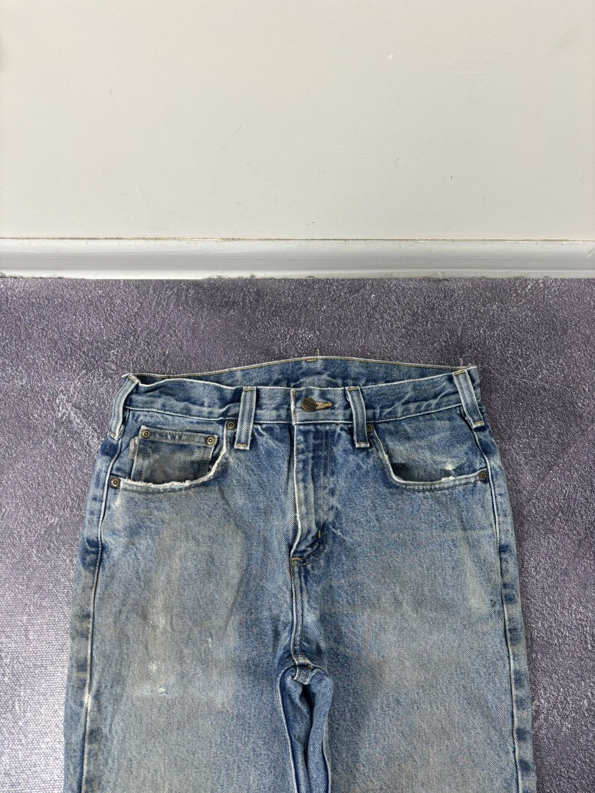 Carhartt Vintage Carhartt Y2K Straight Fit Work Skate Denim Jeans Size US 30 / EU 46 - 15 Thumbnail