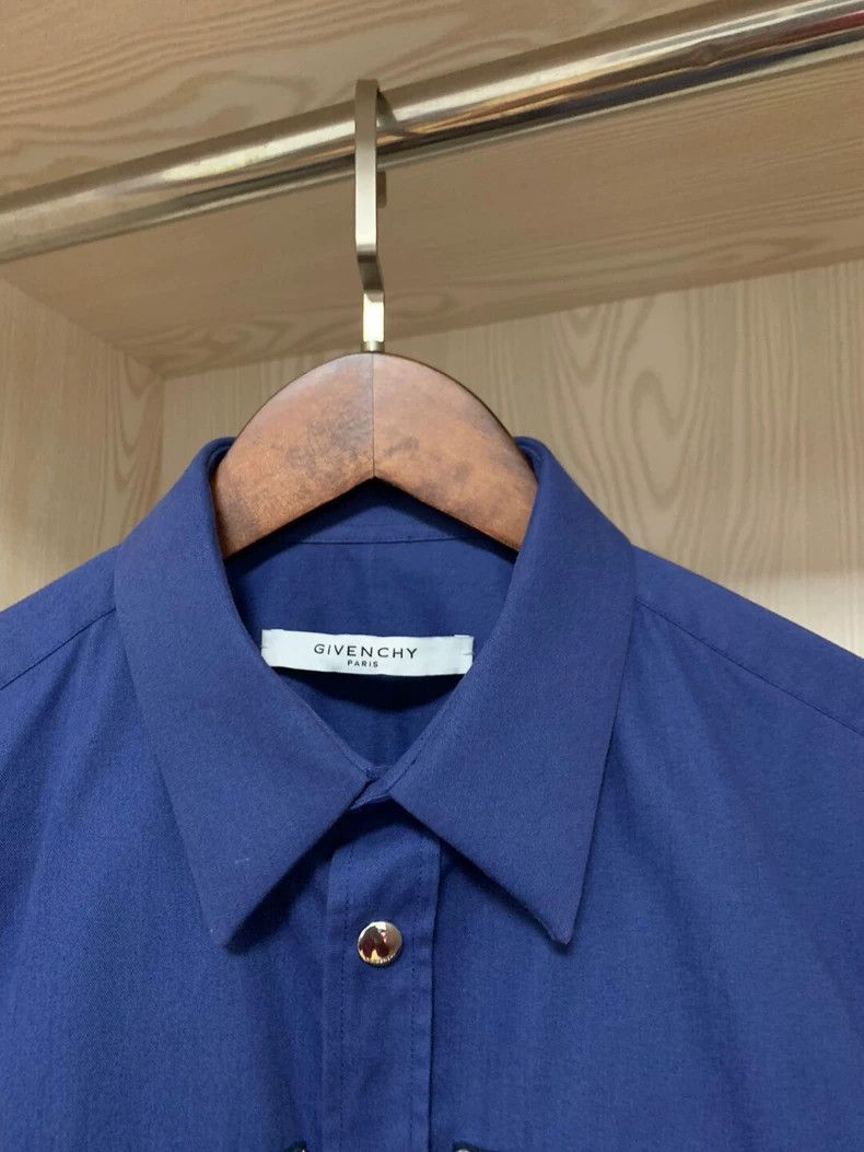 Givenchy Givenchy GVC 2016 Rivet and Patchwork Design Shirt Size US M / EU 48-50 / 2 - 3 Thumbnail
