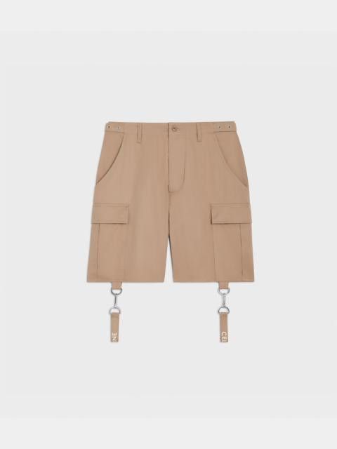 Celine Shorts with Celine Straps in Cotton Beige Size US 32 / EU 48 - 1 Thumbnail