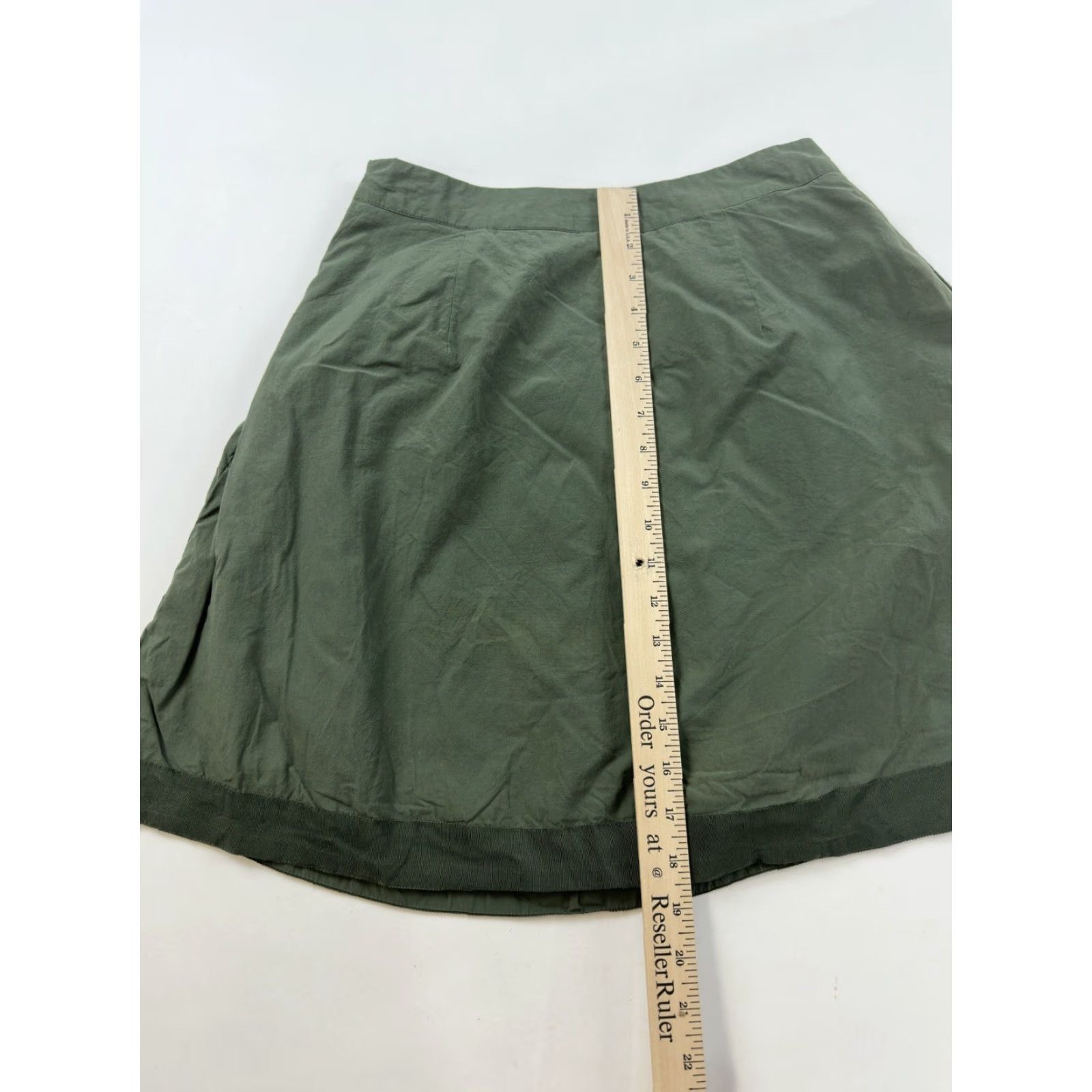 Banana Republic Banana Republic Skirt Women Regular Size 0 Army Green Mini Slit/Slash Pocket Fall - Mens? Wait. Size 25" / US 0 / IT 36 - 7 Thumbnail