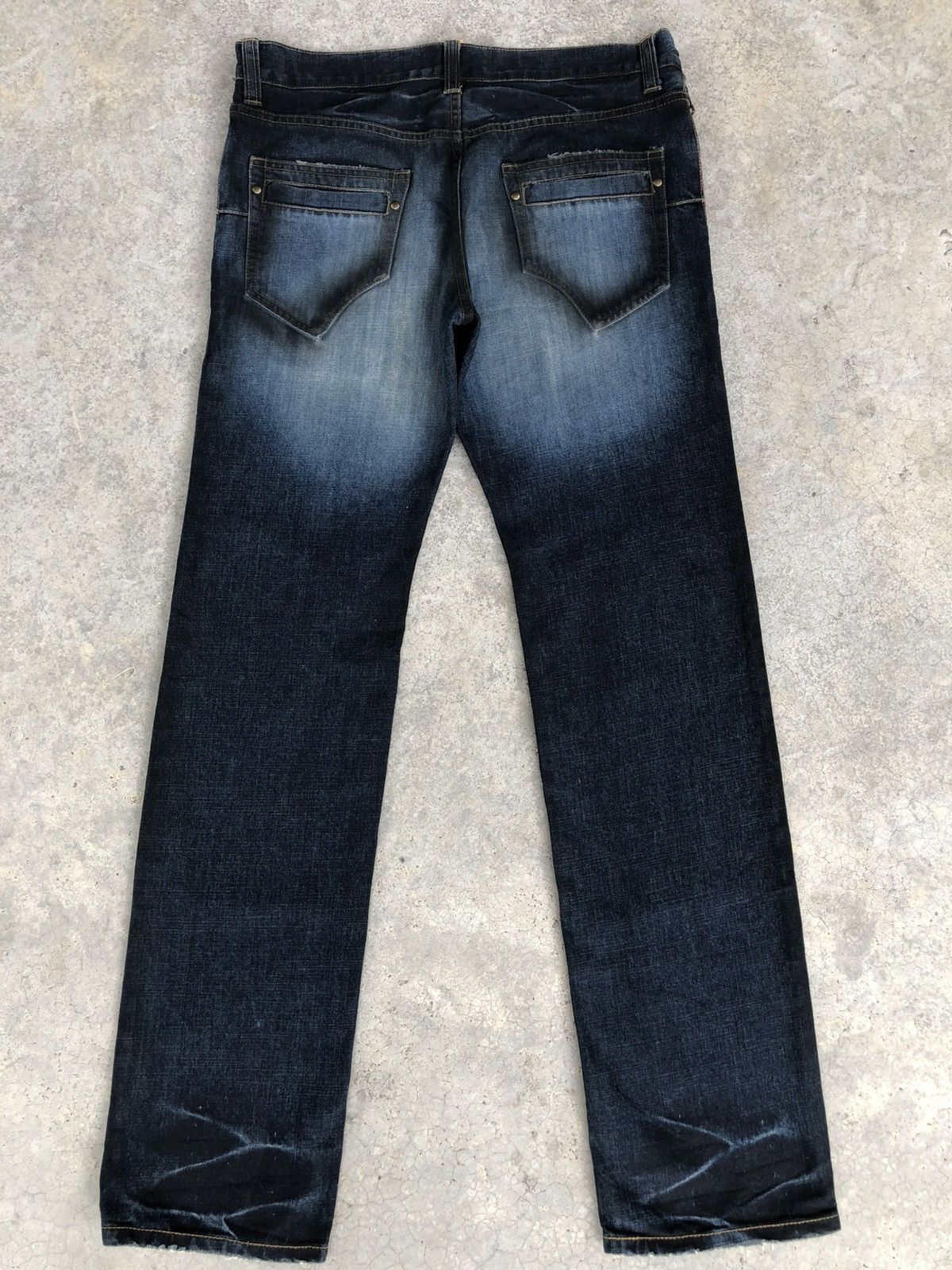 Le Grande Bleu (L.G.B.) Maniac Distressed Jeans Size US 33 - 2 Thumbnail