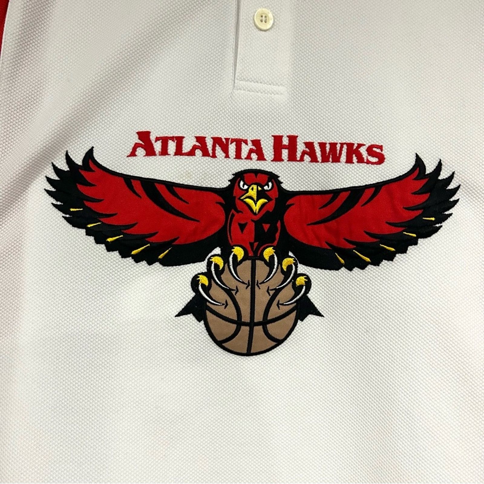 Other Vintage Atlanta Hawks Basketball Warmup Polo Shirt Size US XL / EU 56 / 4 - 2 Thumbnail
