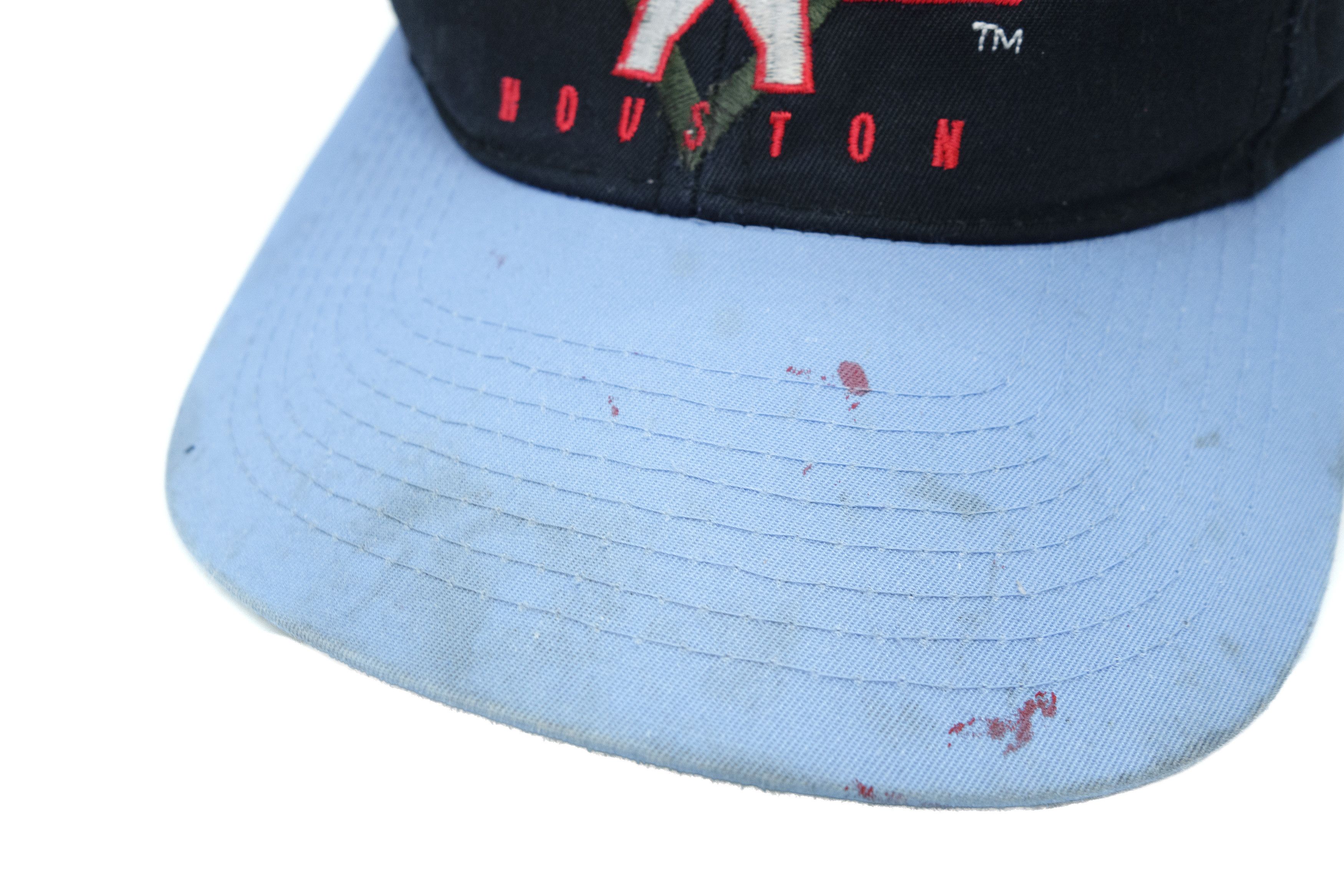 NFL 90s Oilers Houston NFL Vintage Baseball 'AMCAP' Cap Size ONE SIZE - 4 Thumbnail