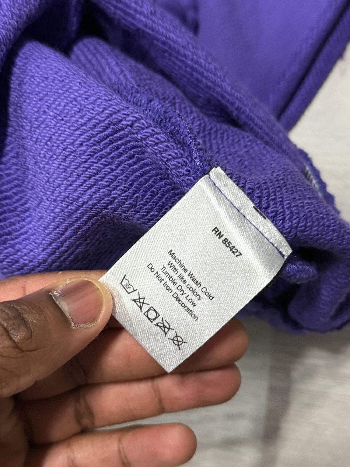 DENIM TEARS Denim Tears Cotton Wreath Shorts – Purple (L) Size US 34 / EU 50 - 5 Thumbnail