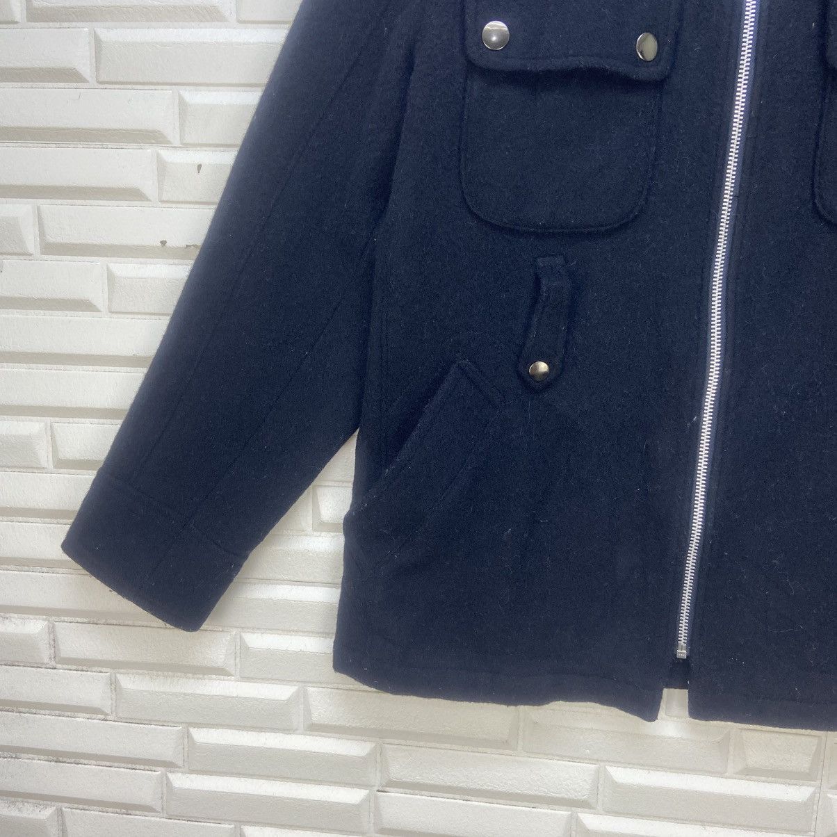 Designer × Japanese Brand × Takeo Kikuchi Japanese Brand Takeo Kikuchi Wool Heavy Coat Size US S / EU 44-46 / 1 - 5 Thumbnail