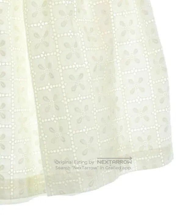 Comme des Garcons Comme Des Garcons size S Vintage White Lace Knee-length Sk Size 22" - 4 Thumbnail