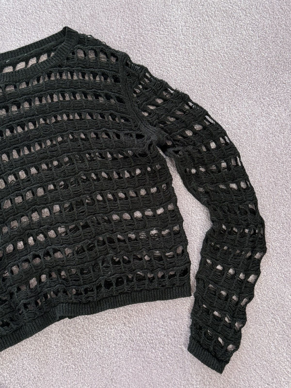 Hysteric Glamour Grunge Vibe Mesh Knit Crazy Fit Y2K Opium Long Sleeve Tee Size M / US 6-8 / IT 42-44 - 5 Thumbnail