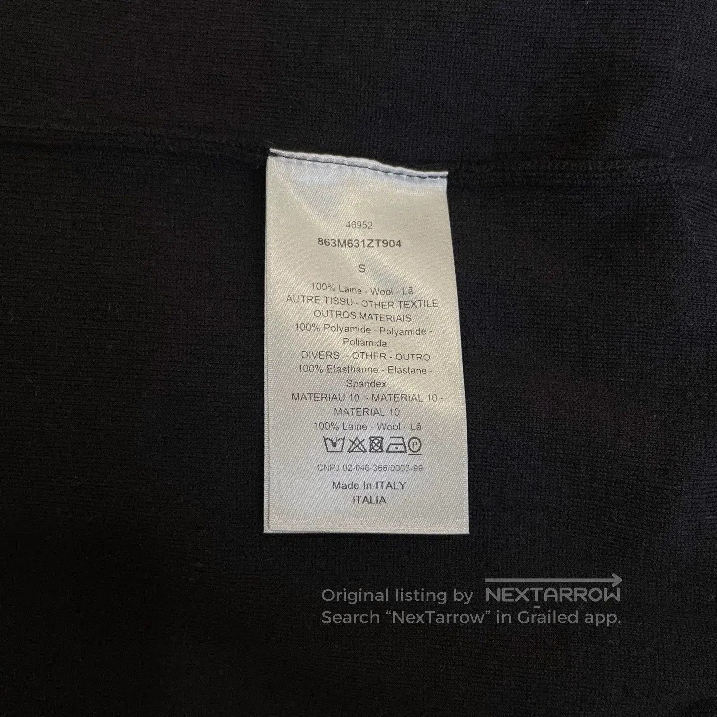 Dior black irregular zip sweatshirt by dior. Size US S / EU 44-46 / 1 - 6 Thumbnail