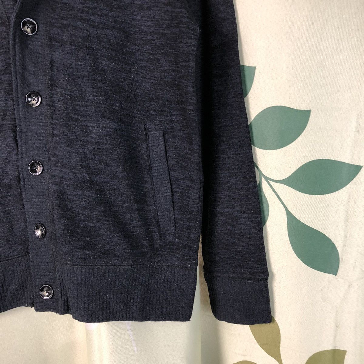 Homespun Knitwear Double Focus Black vintage Cardigan #7429 Size US M / EU 48-50 / 2 - 8 Thumbnail