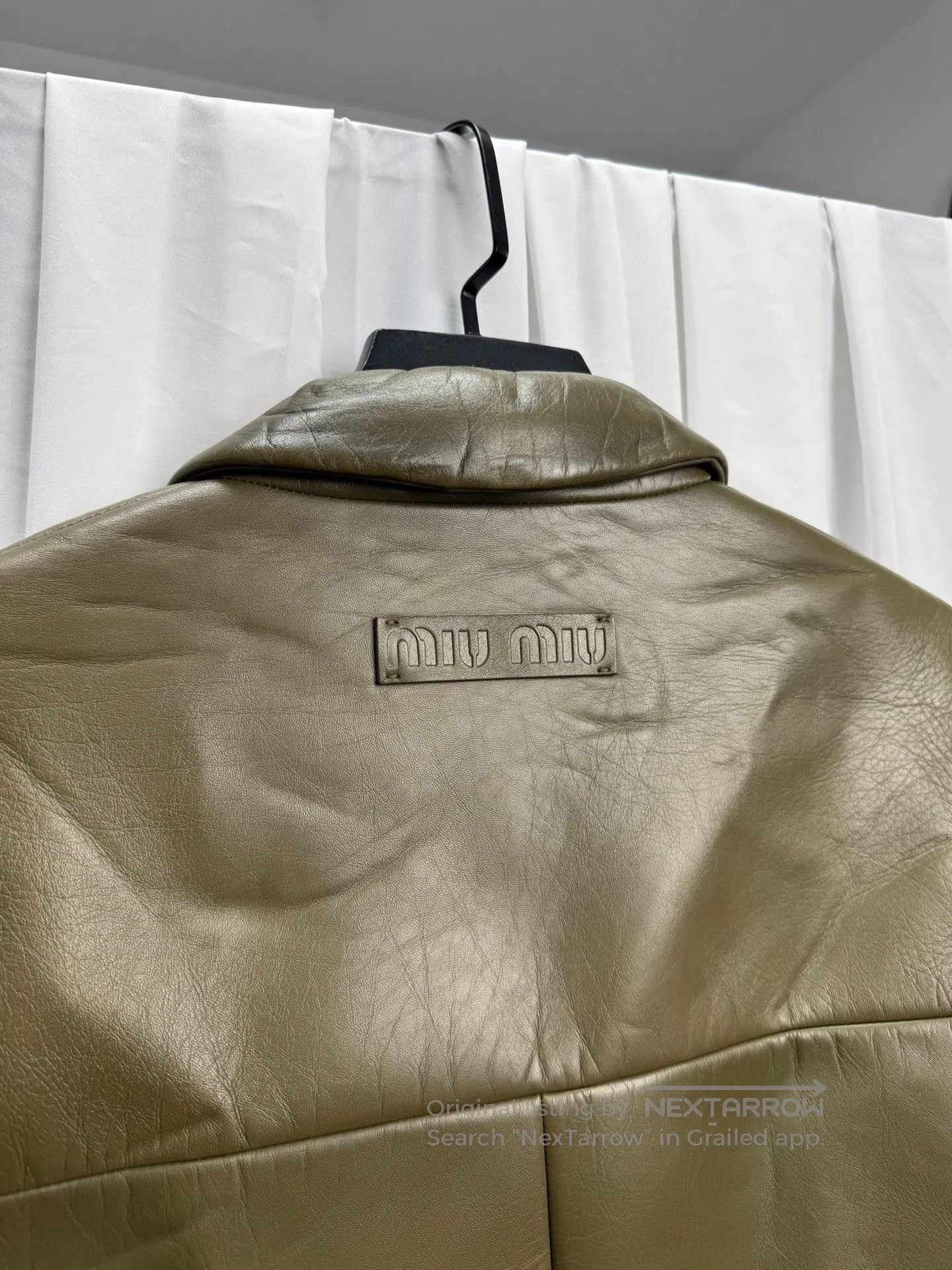 Miu Miu MIU MIU 24SS Leather Blazer. Size M / US 6-8 / IT 42-44 - 6 Thumbnail