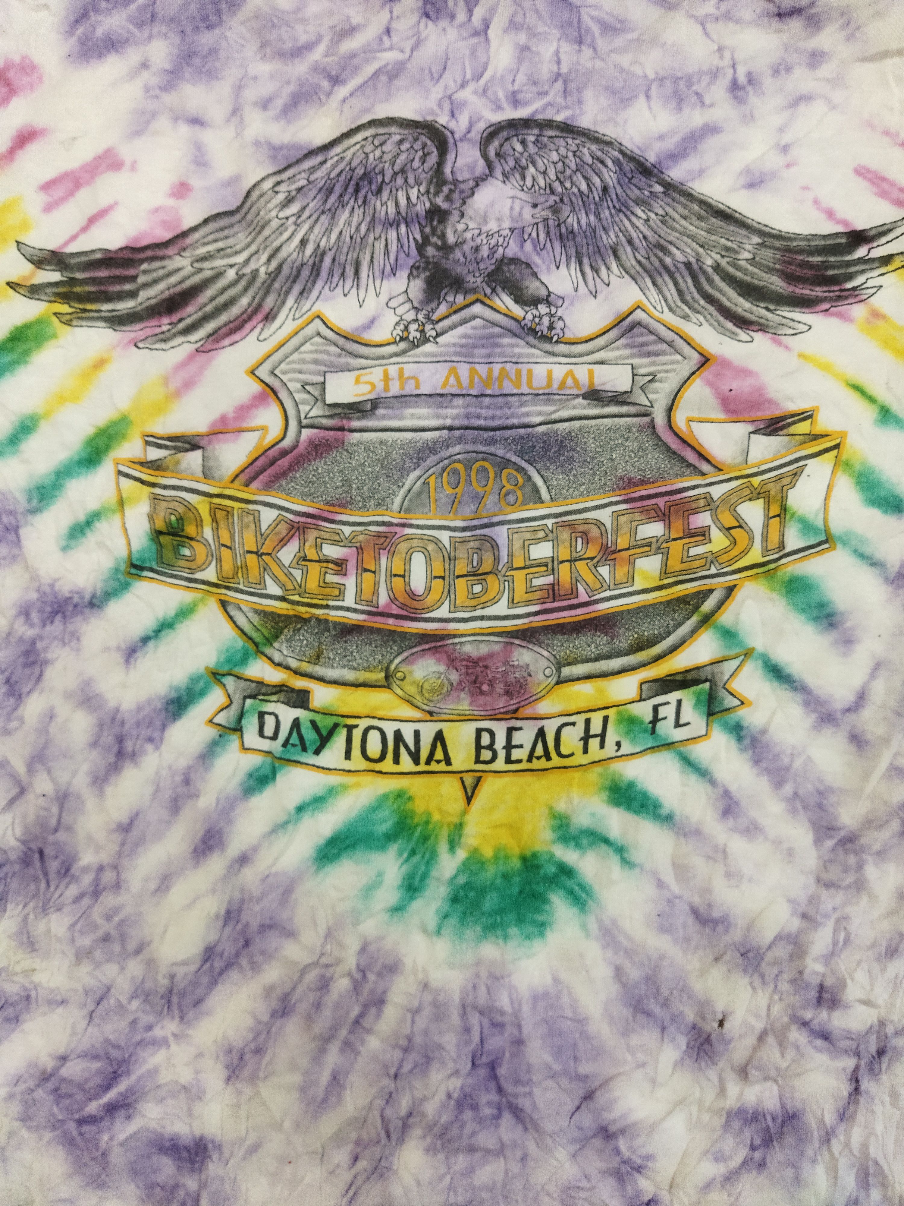 Planet Hollywood × Vintage Vintage 1998 Planet Hollywood Biketoberfest Tee Size US M / EU 48-50 / 2 - 4 Thumbnail