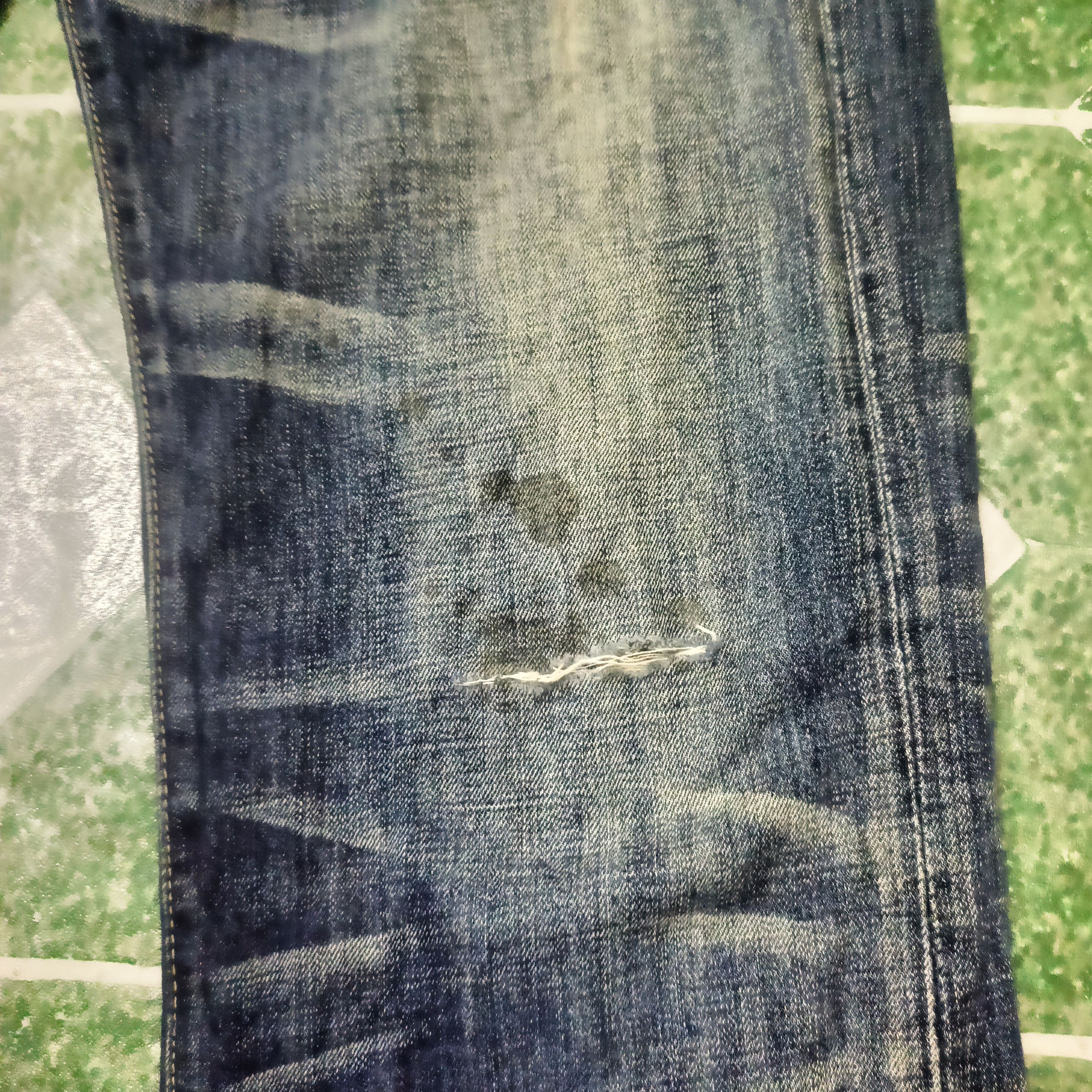 If Six Was Nine Rare Double Dog Distressed Denim Japan jeans Size US 32 / EU 48 - 4 Thumbnail