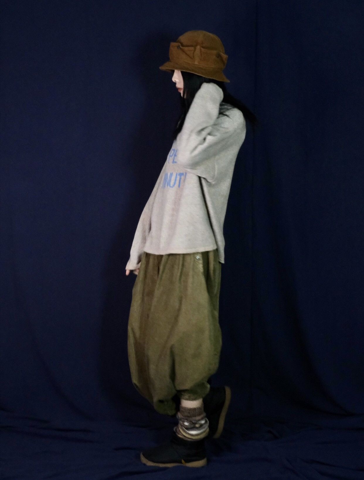 Kapital KAPITAL Hirata Kazuhiro khaki brown corduroy lantern pants Size 25" / US 0 / IT 36 - 4 Thumbnail