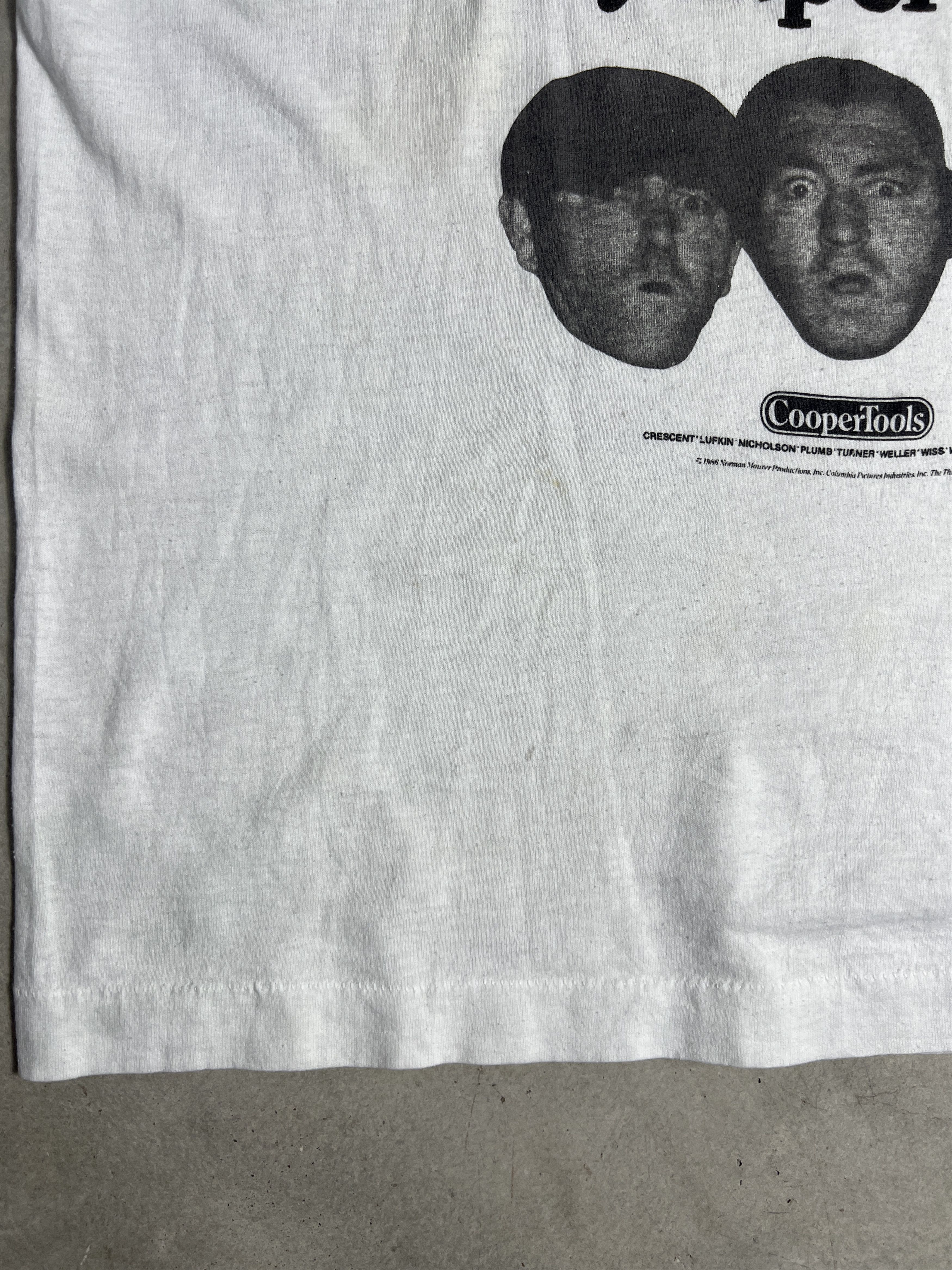 Vintage Vintage 80s The Three Stooges Comedian Group Tee (L) GTME216 Size US L / EU 52-54 / 3 - 6 Thumbnail