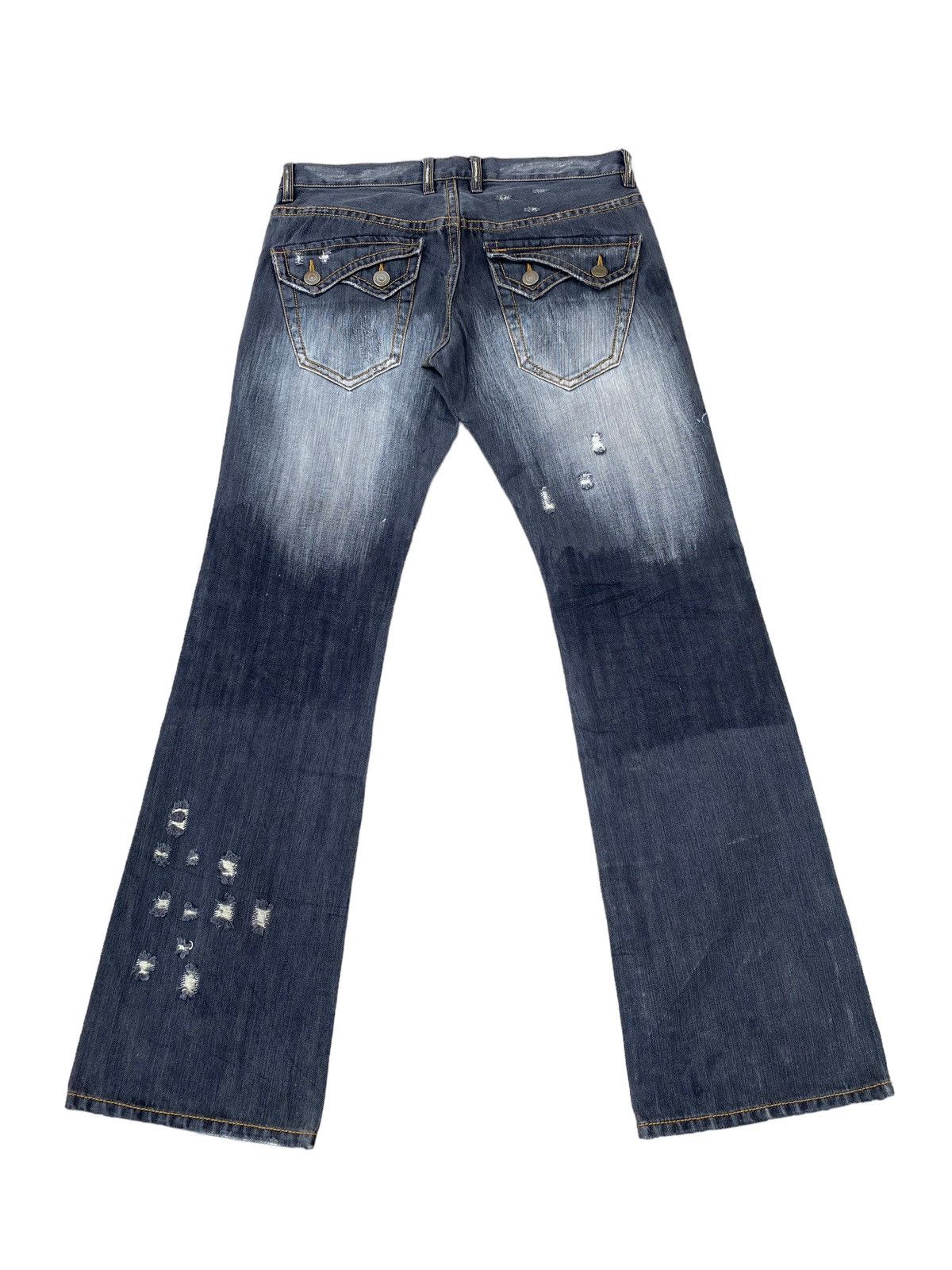 If Six Was Nine Vintage Rattle Trap Flare Pant Size US 32 / EU 48 - 2 Thumbnail