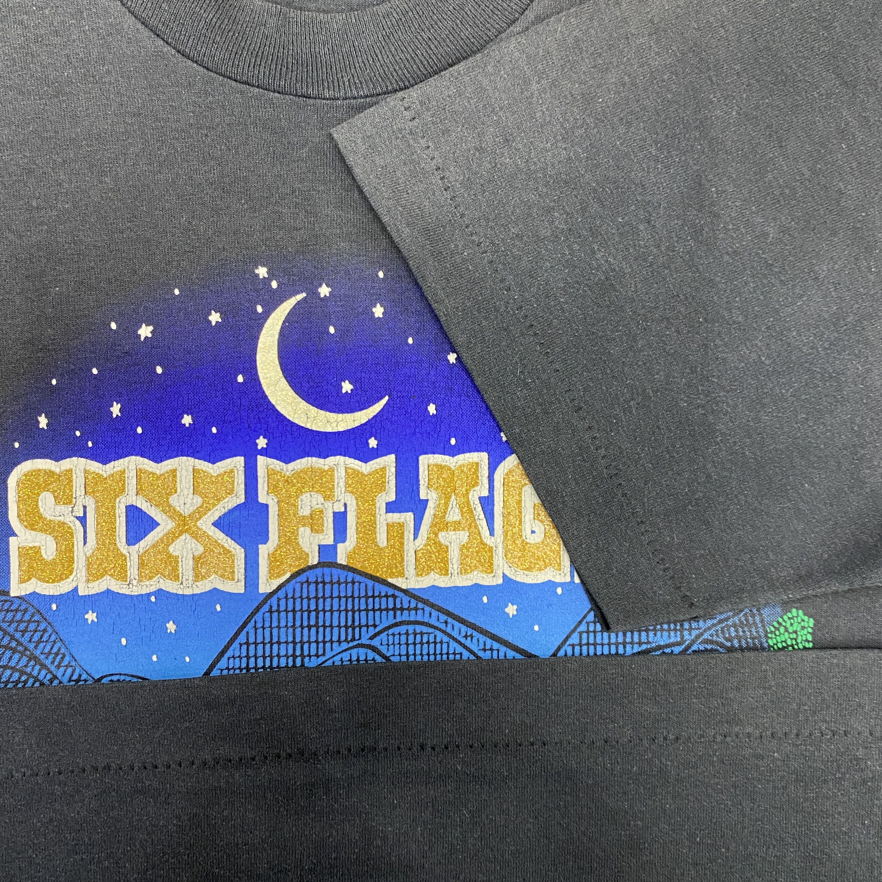 Vintage Vintage Six Flags Georgia Cyclone T-Shirt - H091 Size US S / EU 44-46 / 1 - 6 Thumbnail