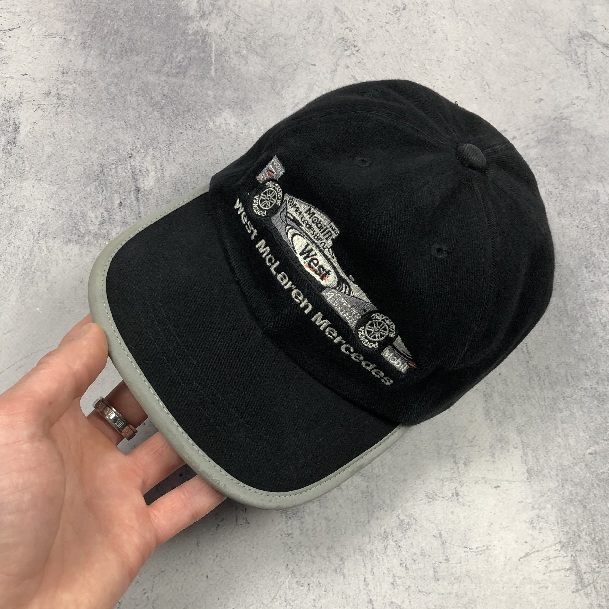 Malcolm McLaren Vintage West McLaren Mercedes Cap F1 Reflective Size ONE SIZE - 4 Thumbnail