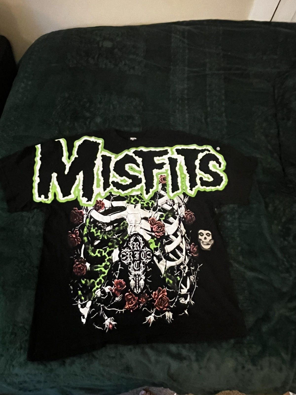 Civil Regime x Misfits Oversized Graphic Tee – Size Medium