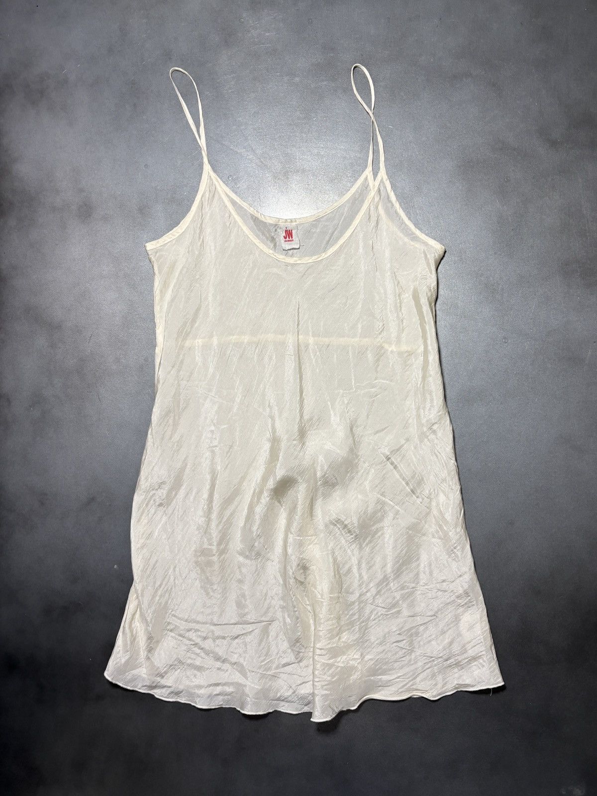 Johnny Was 90s Johnny Was Silk Camisole JW Los Vintage Sheer Slip Dress Size S / US 4 / IT 40 - 13 Thumbnail