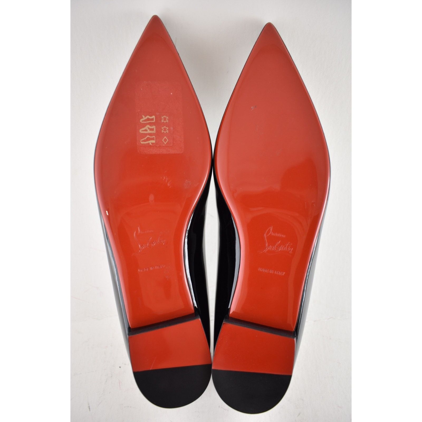 Christian Louboutin Christian Louboutin Hot Chickita Flat Black Patent Leather Size US 11 / IT 41 - 12 Thumbnail