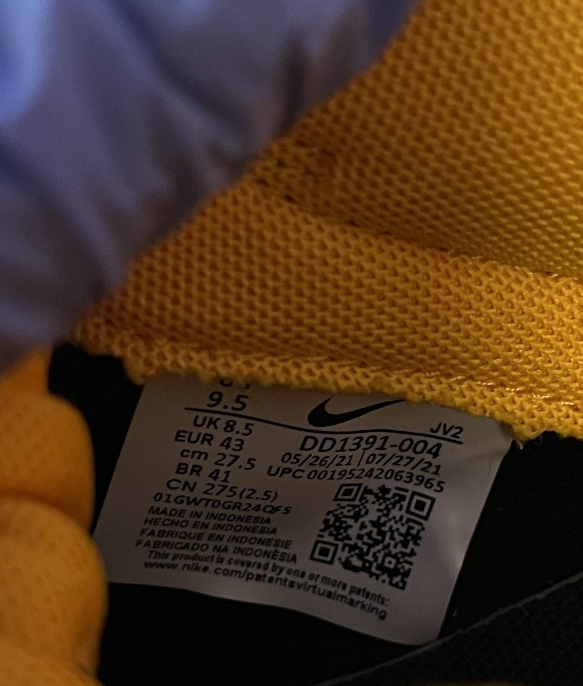 Nike Nike Dunk Low Golden Rod Size US 9.5 / EU 42-43 - 6 Thumbnail